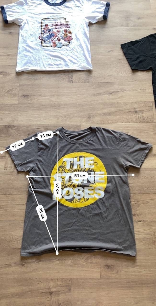 Band Tees 1990s STONE ROSES VERY RARE LEMON TEE Size US L / EU 52-54 / 3 - 7 Thumbnail