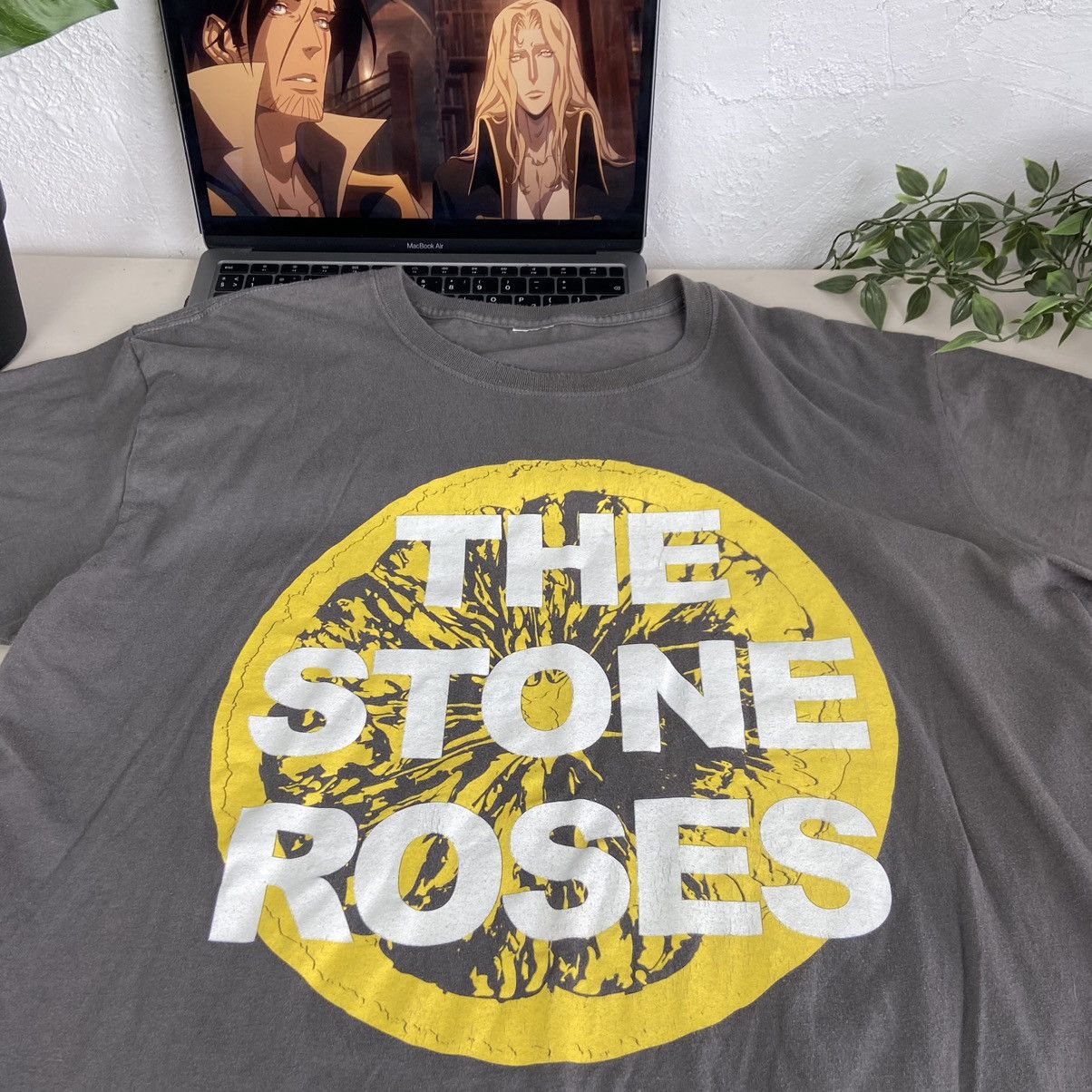 Band Tees 1990s STONE ROSES VERY RARE LEMON TEE Size US L / EU 52-54 / 3 - 3 Thumbnail