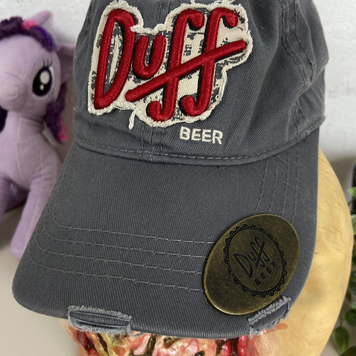The Simpsons BEER OPENER VISOR ARCHIVE DUFF RARE CAP 1990s - № 4019 Size ONE SIZE - 4 Thumbnail