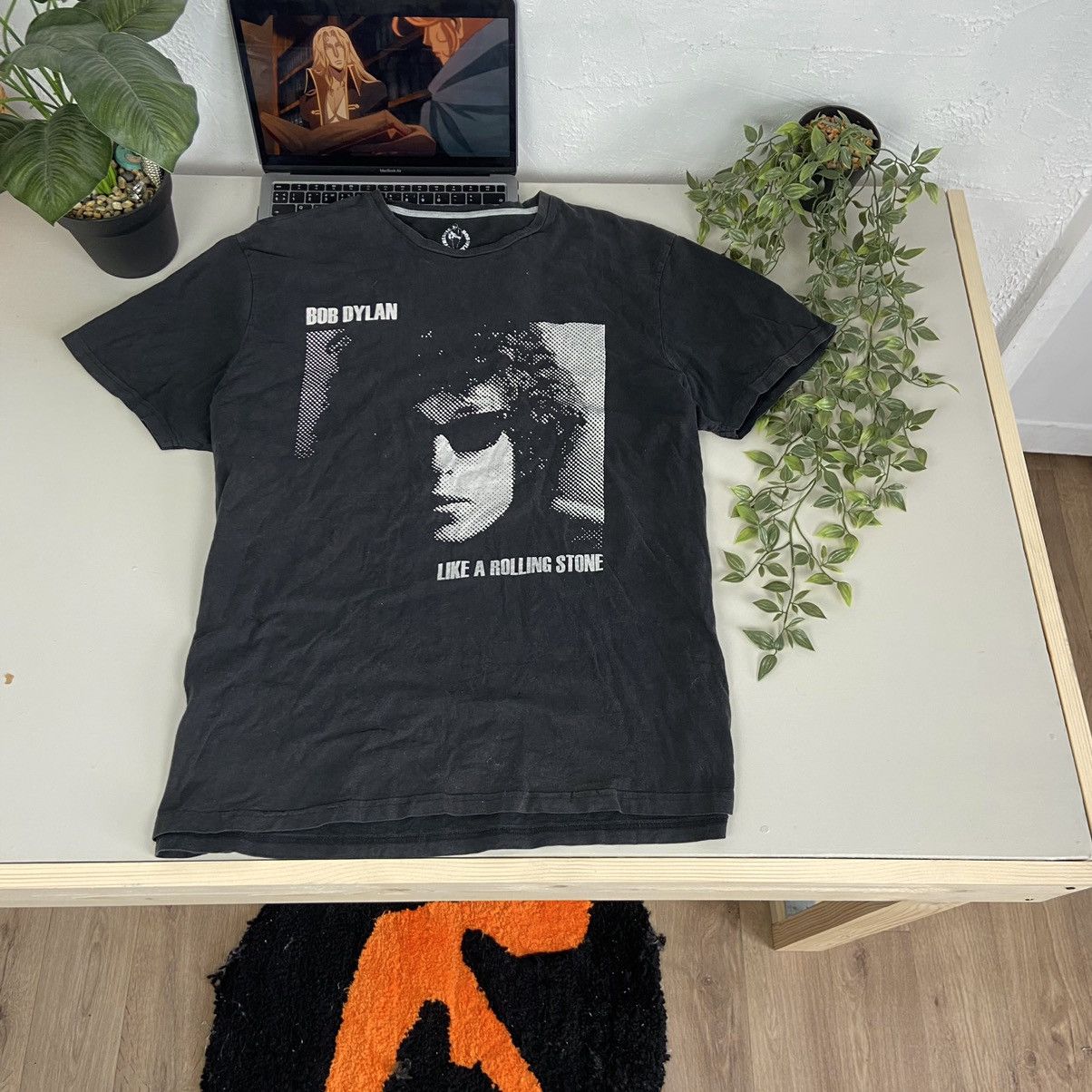 Band Tees 2000s BOB DYLAN FADED Y2K OVERSIZED VINTAGE TEE - № 92 Size US XL / EU 56 / 4 - 1 Thumbnail