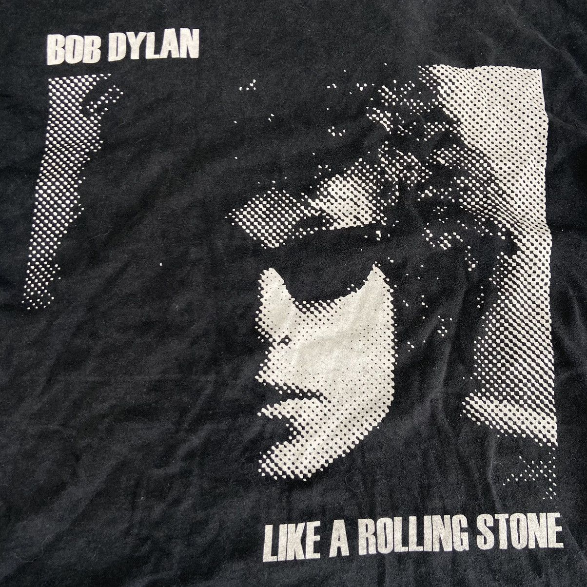 Band Tees 2000s BOB DYLAN FADED Y2K OVERSIZED VINTAGE TEE - № 92 Size US XL / EU 56 / 4 - 3 Thumbnail