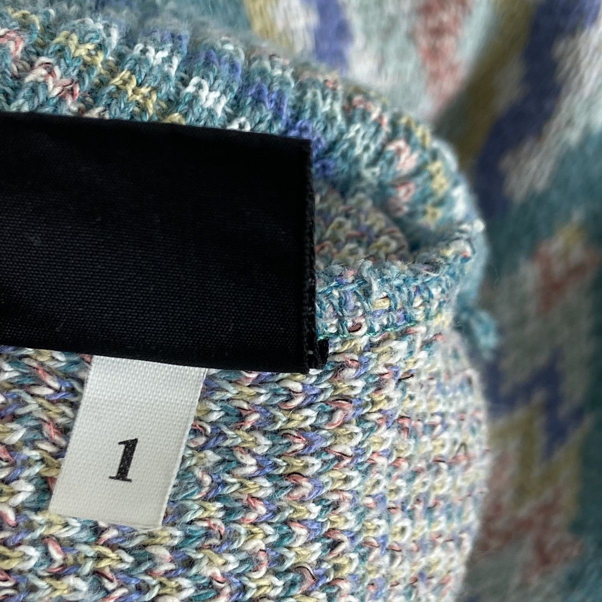 Vintage 1980s ALESSANDRO MAGNO ARCHIVE KNITTED CARDIGAN - № 1037 Size US XL / EU 56 / 4 - 11 Thumbnail