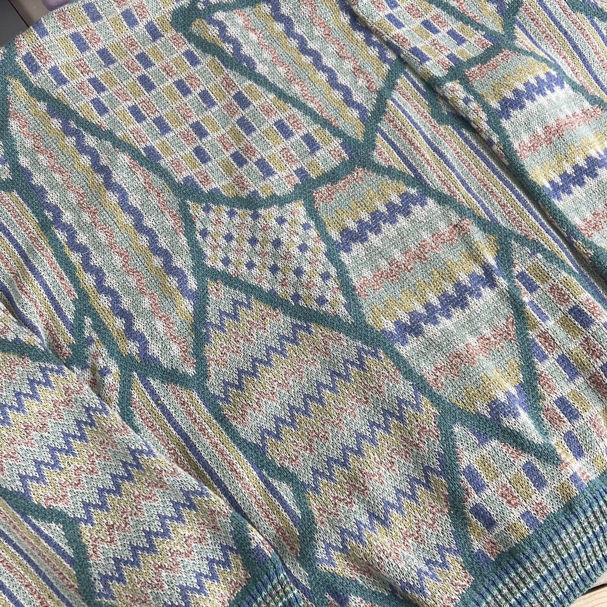 Vintage 1980s ALESSANDRO MAGNO ARCHIVE KNITTED CARDIGAN - № 1037 Size US XL / EU 56 / 4 - 8 Thumbnail