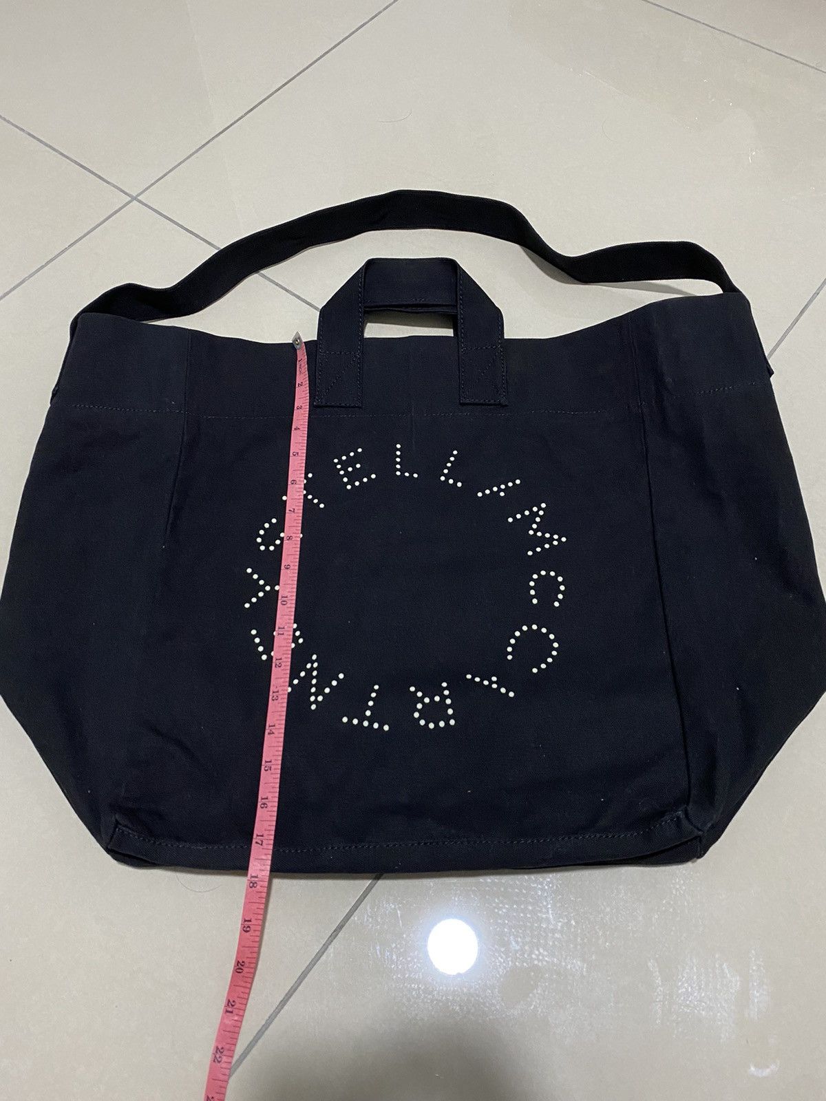Stella McCartney Stella Mc cartney 2way Black circle Logo Beachs bag Size ONE SIZE - 11 Thumbnail