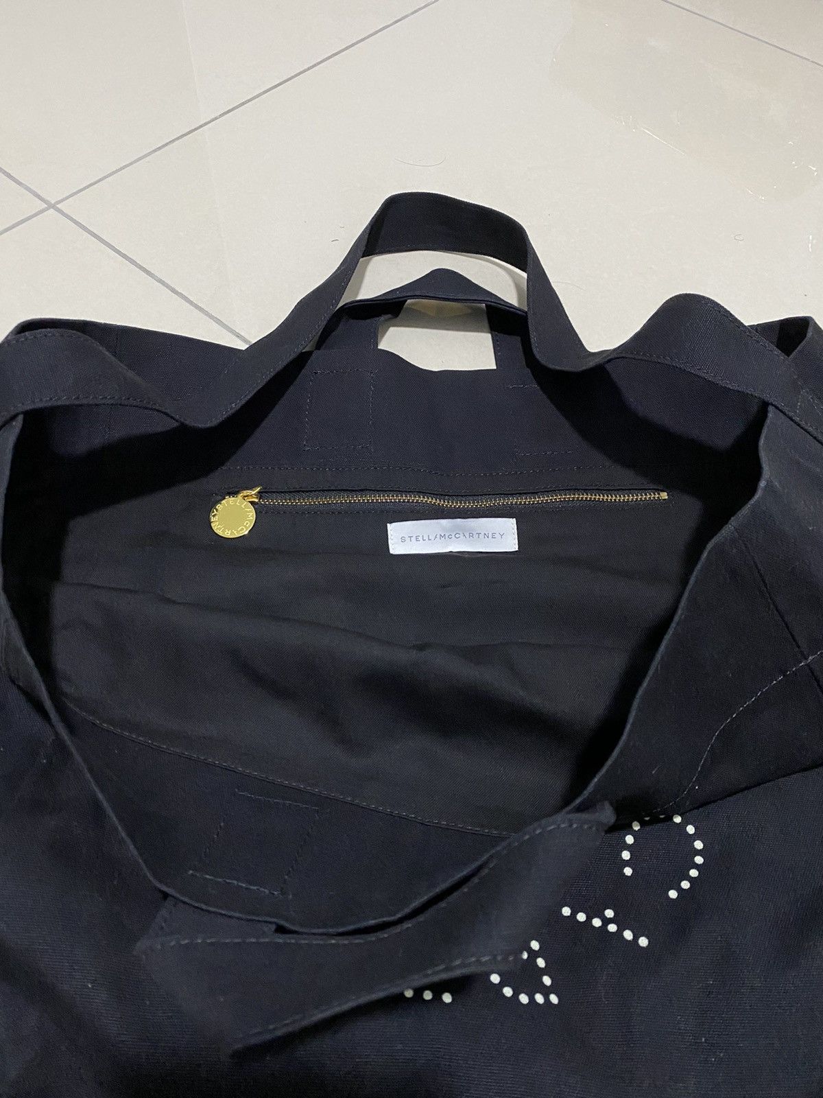 Stella McCartney Stella Mc cartney 2way Black circle Logo Beachs bag Size ONE SIZE - 6 Thumbnail