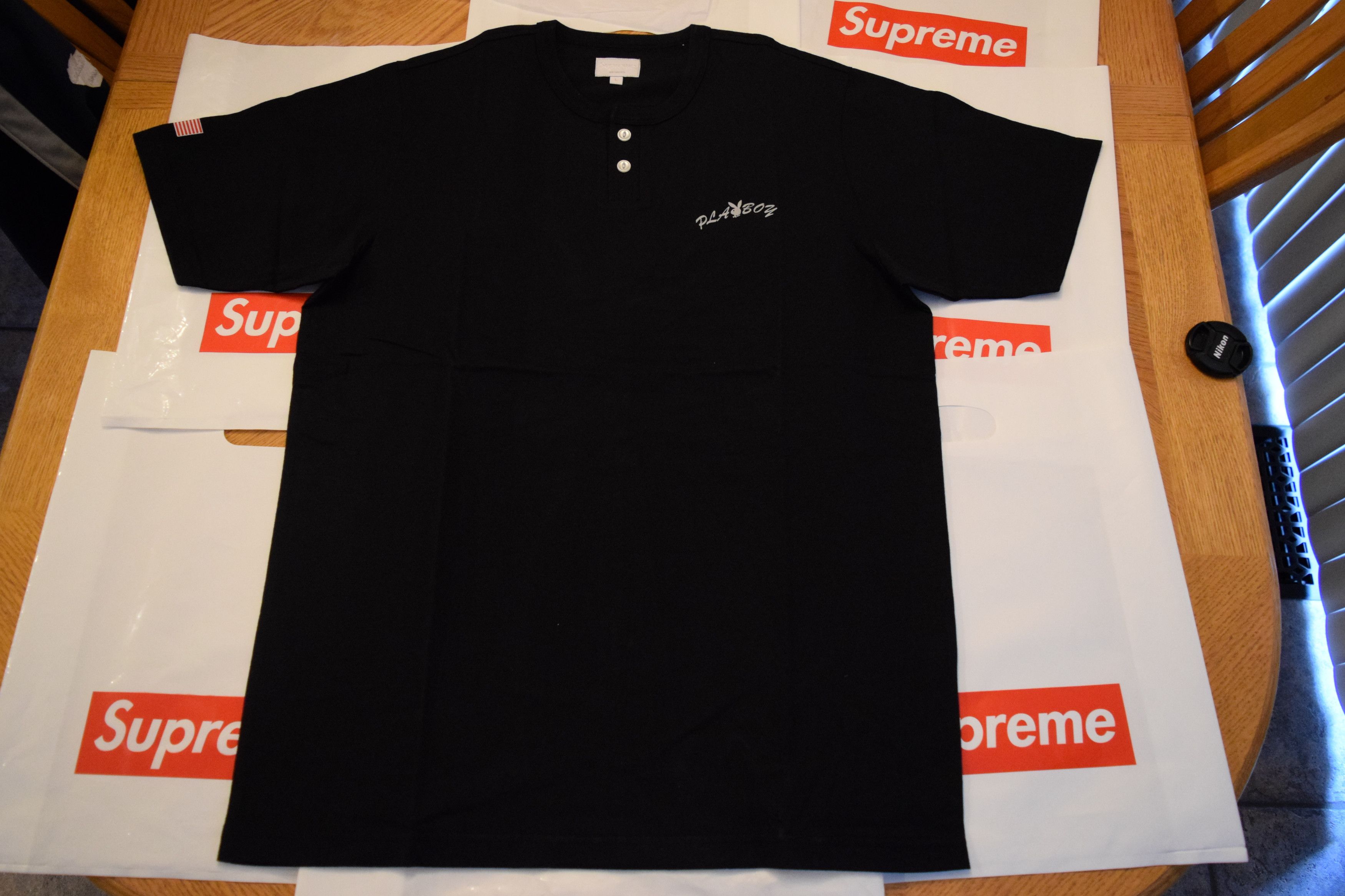 Playboy Supreme playboy henley tee Grailed