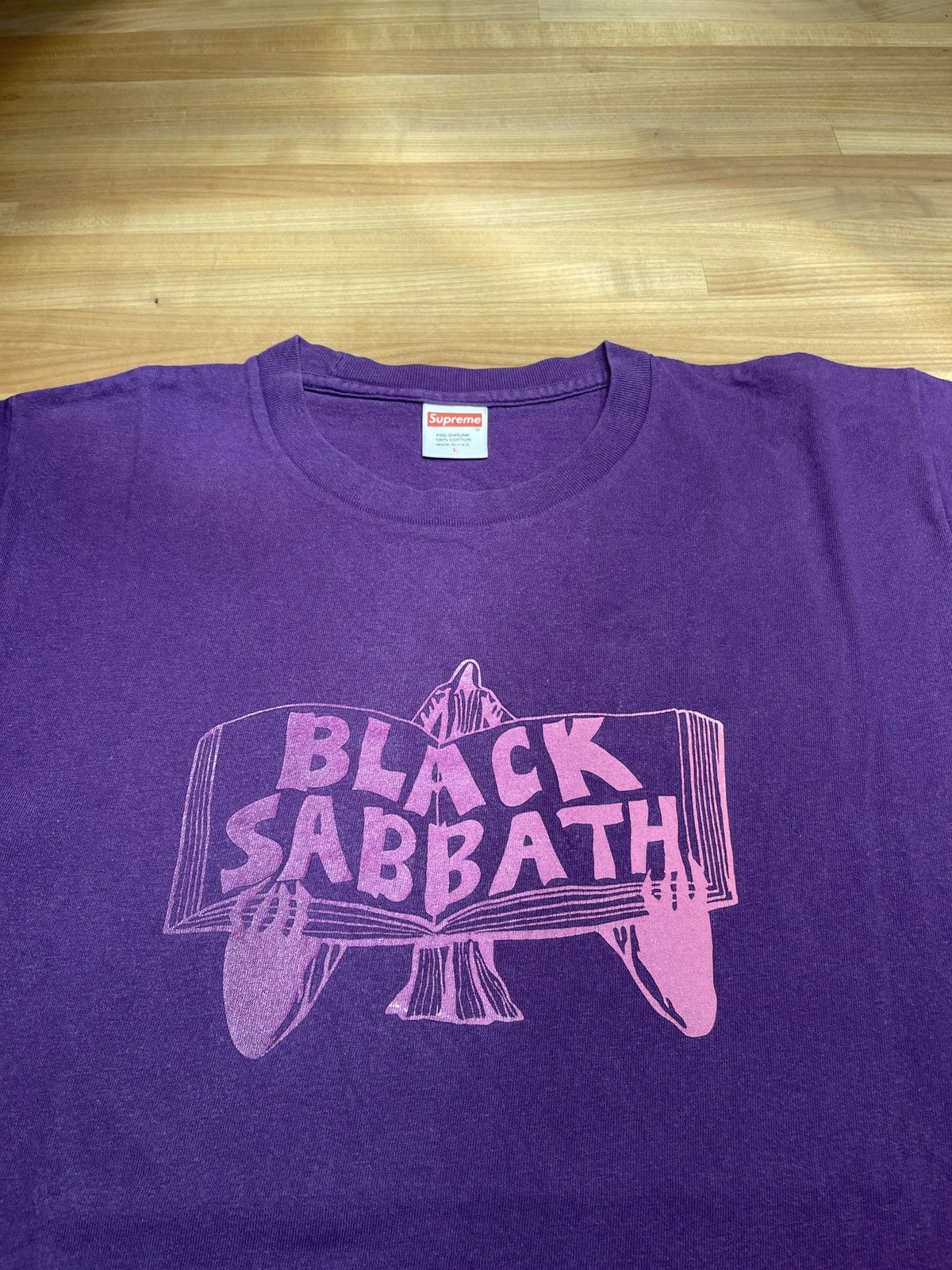 Supreme Black Sabbath T Shirt Short Sleeve T Shirts