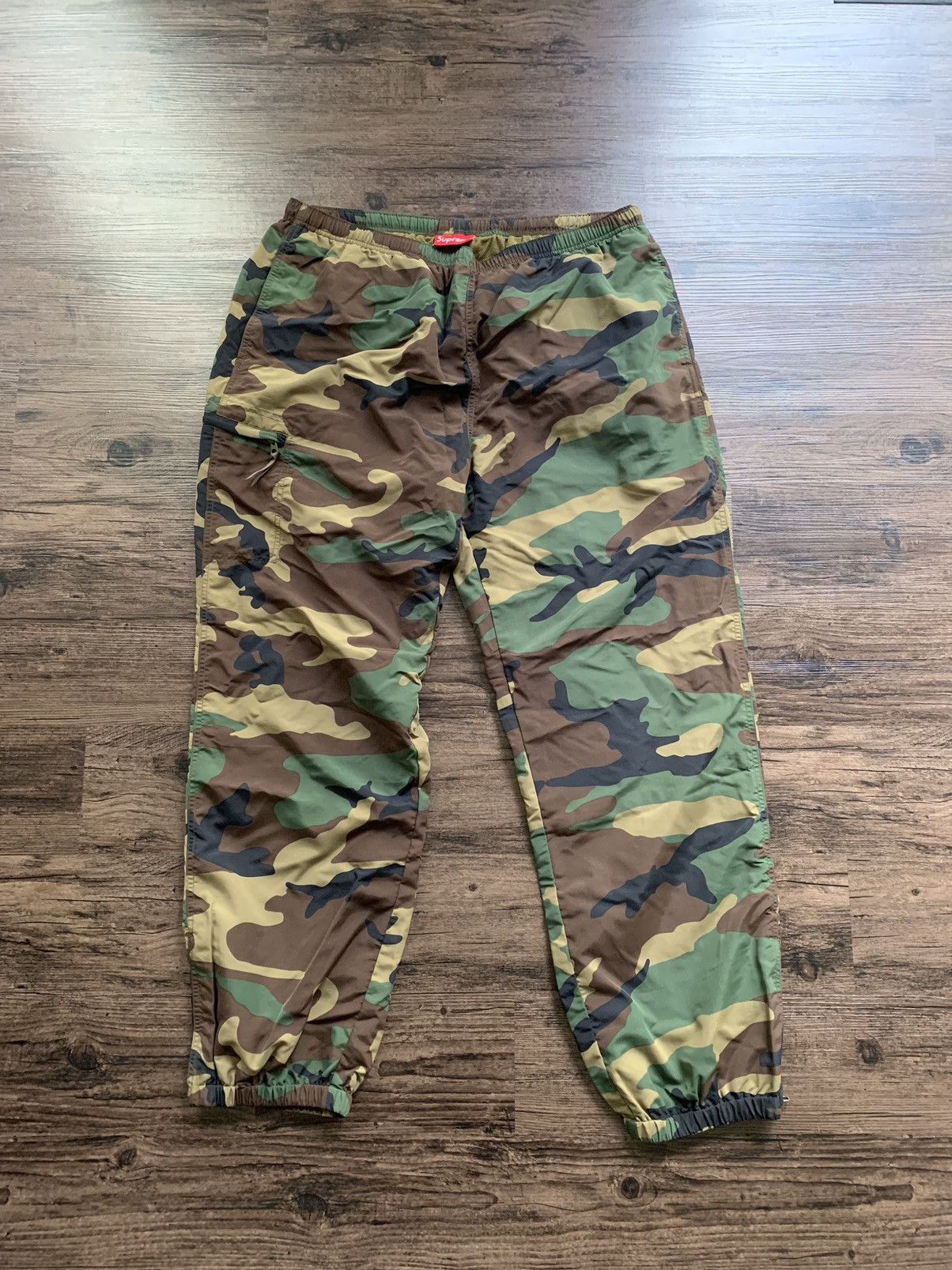 Supreme Supreme nylon trail woodland camo pant size XL | Grailed