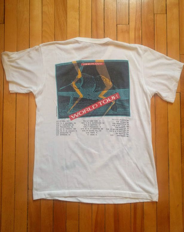 Band Tees × Vintage Original Vintage 1987 PINK FLOYD World Tour Concert T-Shirt Size US L / EU 52-54 / 3 - 3 Thumbnail
