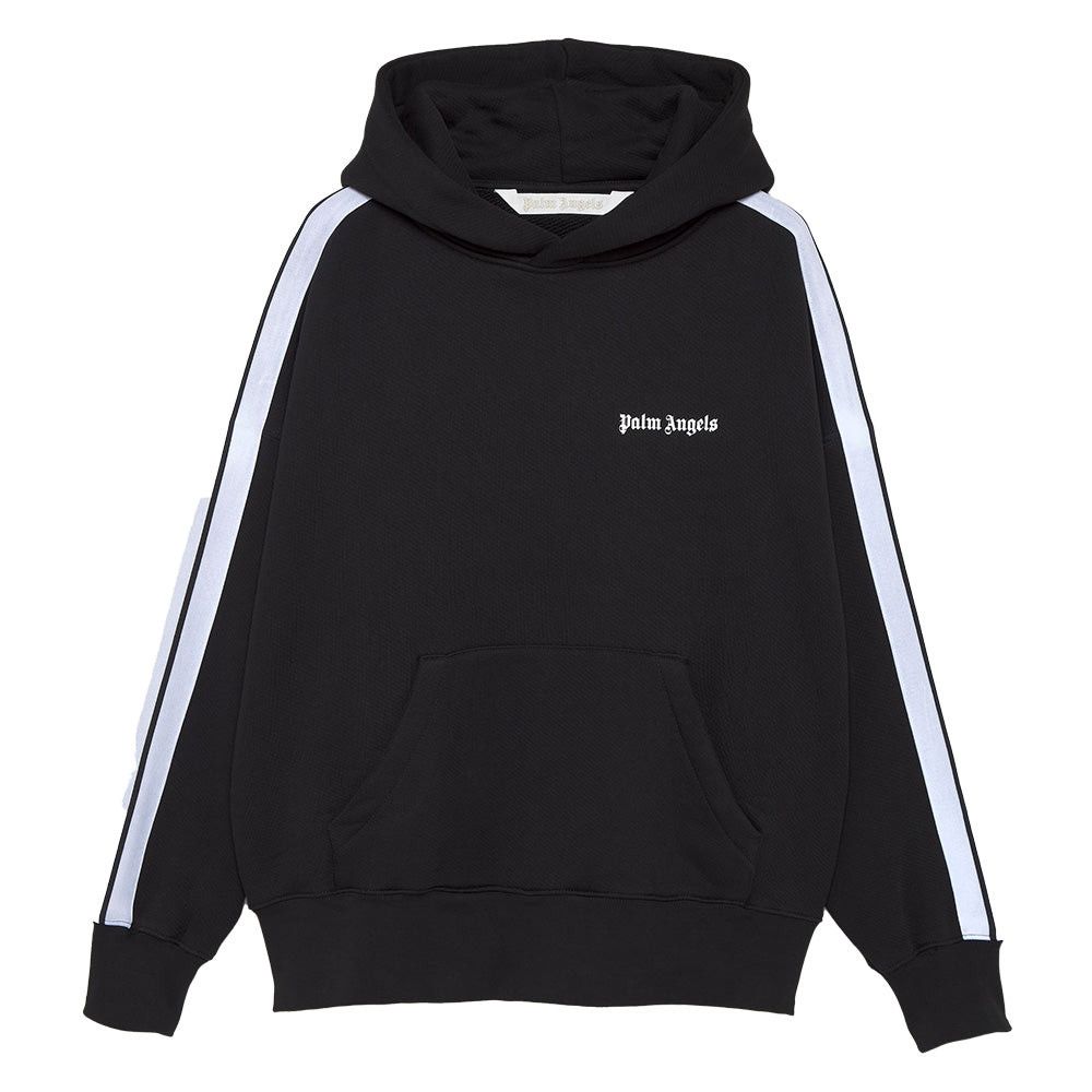 Palm Angels Women's Polyester Track Hoodie Sweatshirt Black