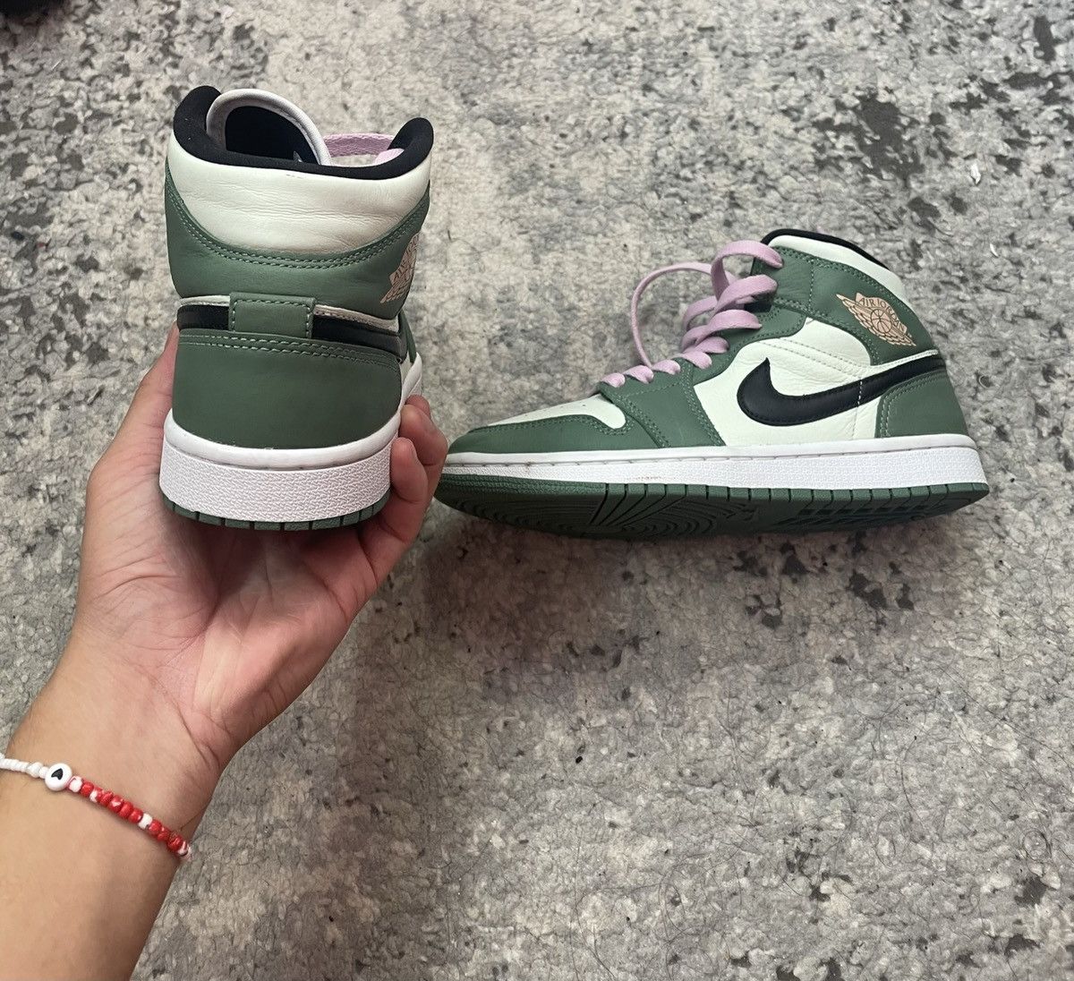 Jordan Brand × Vintage Jordan 1 Mid Dutch Green Size US 6.5 / IT 36.5 - 4 Thumbnail