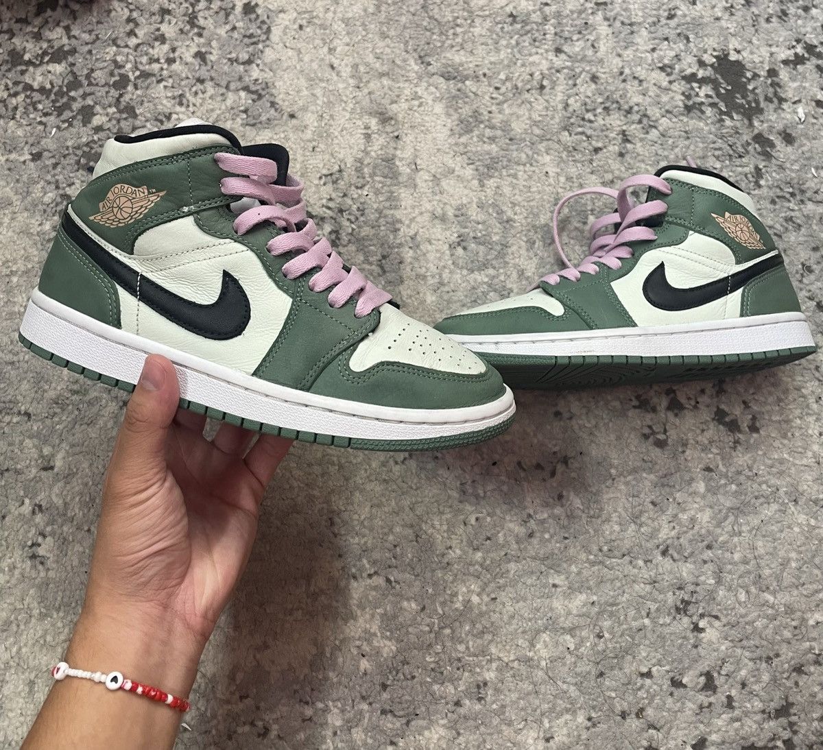 Jordan Brand × Vintage Jordan 1 Mid Dutch Green Size US 6.5 / IT 36.5 - 2 Thumbnail