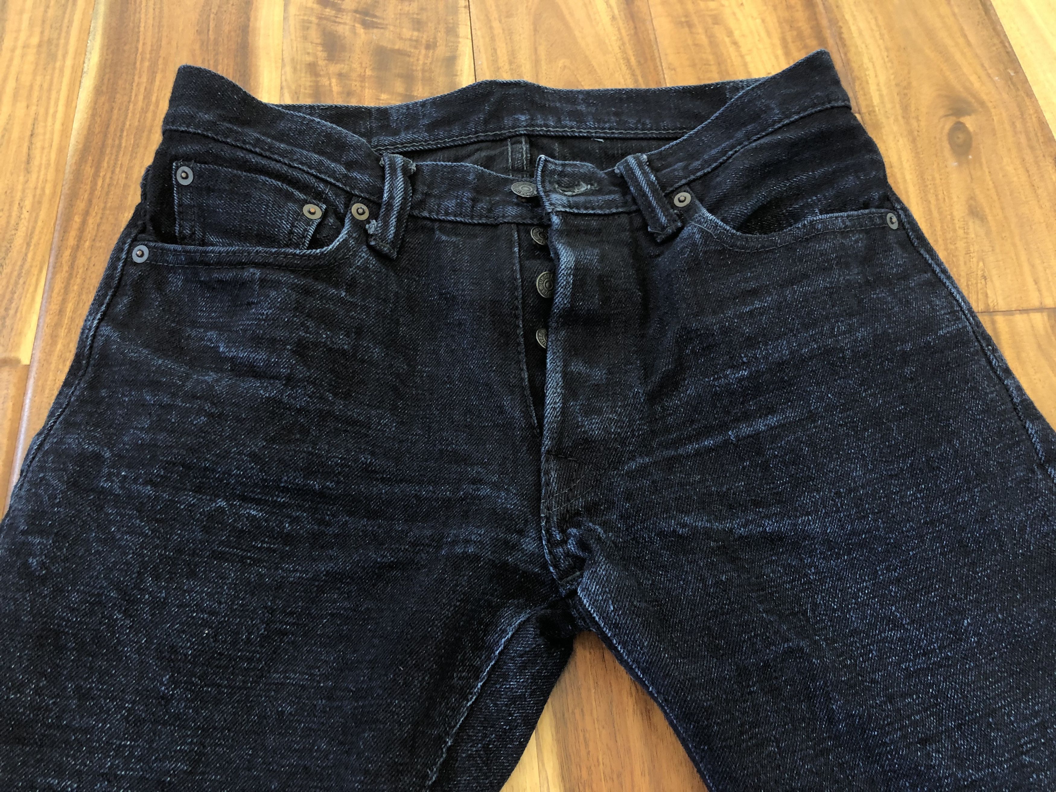 PBO-001 18oz Unsanforized Selvedge Denim Slim Tapered Fit