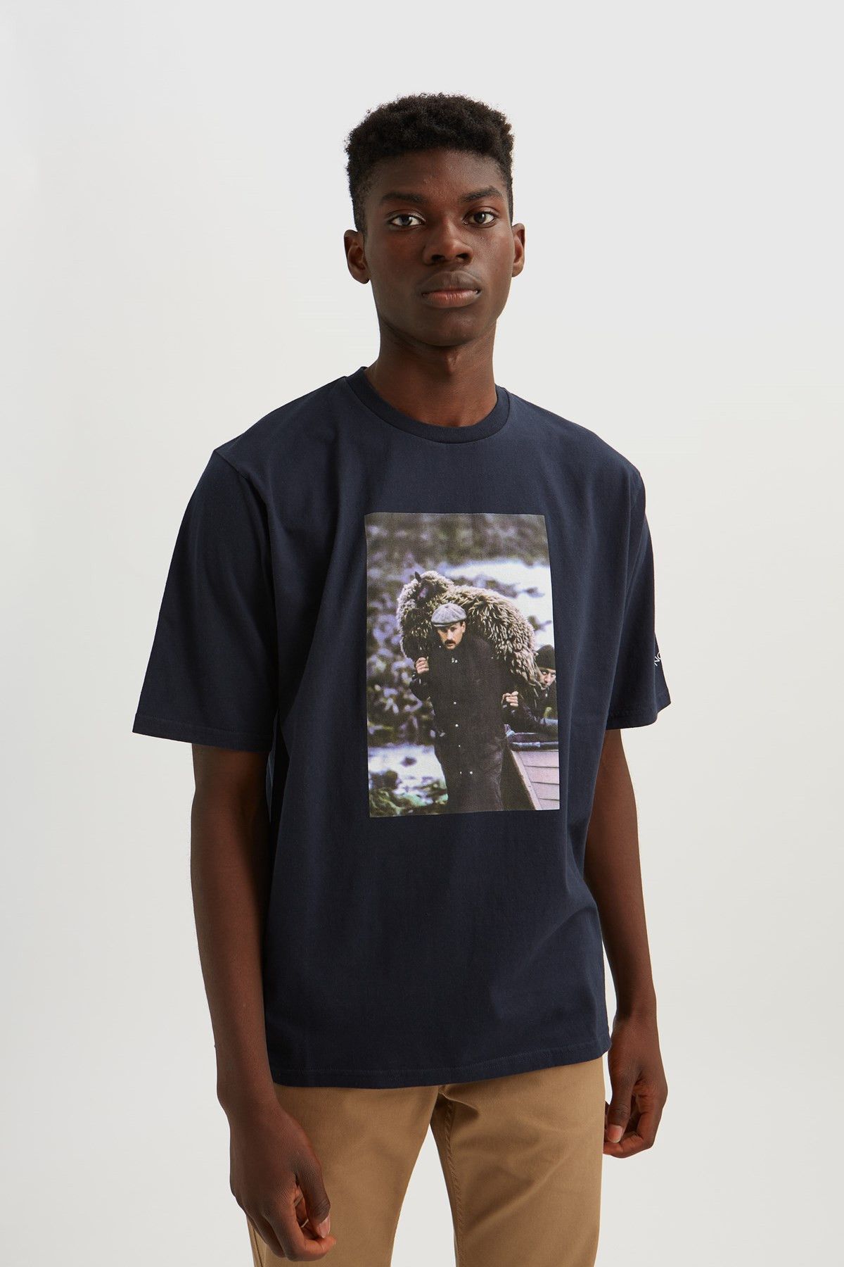 Tシャツ・カットソー Barbour Barbour x NOAH 'Archive Swan' T-shirt Barbour x NOAH Archive Swan T-Shirt Whisper white by Barbour