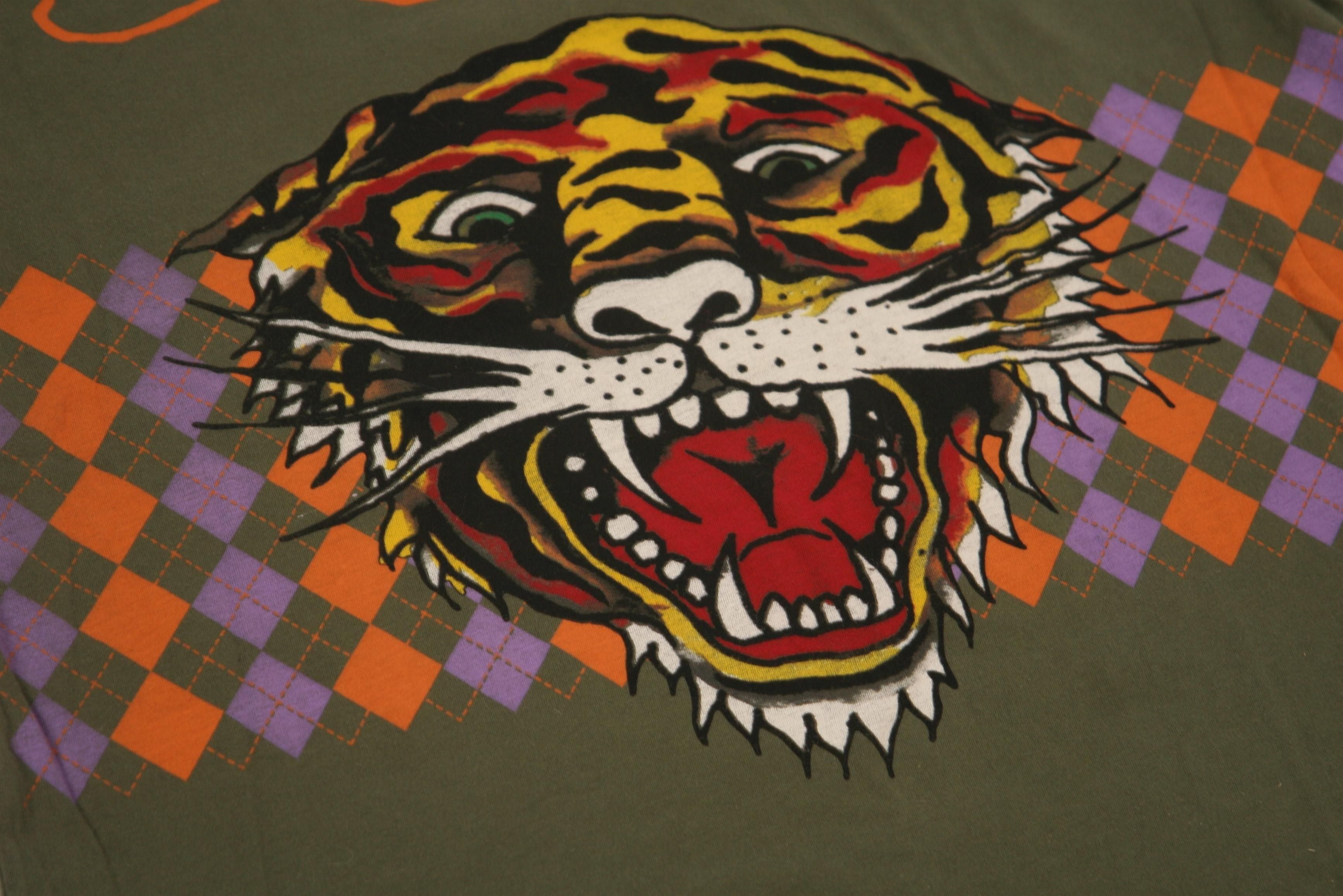 Christian Audigier Y2K🔥 Ed Hardy Christian Audigier Tiger Tattoo T-shirt Size US M / EU 48-50 / 2 - 3 Thumbnail