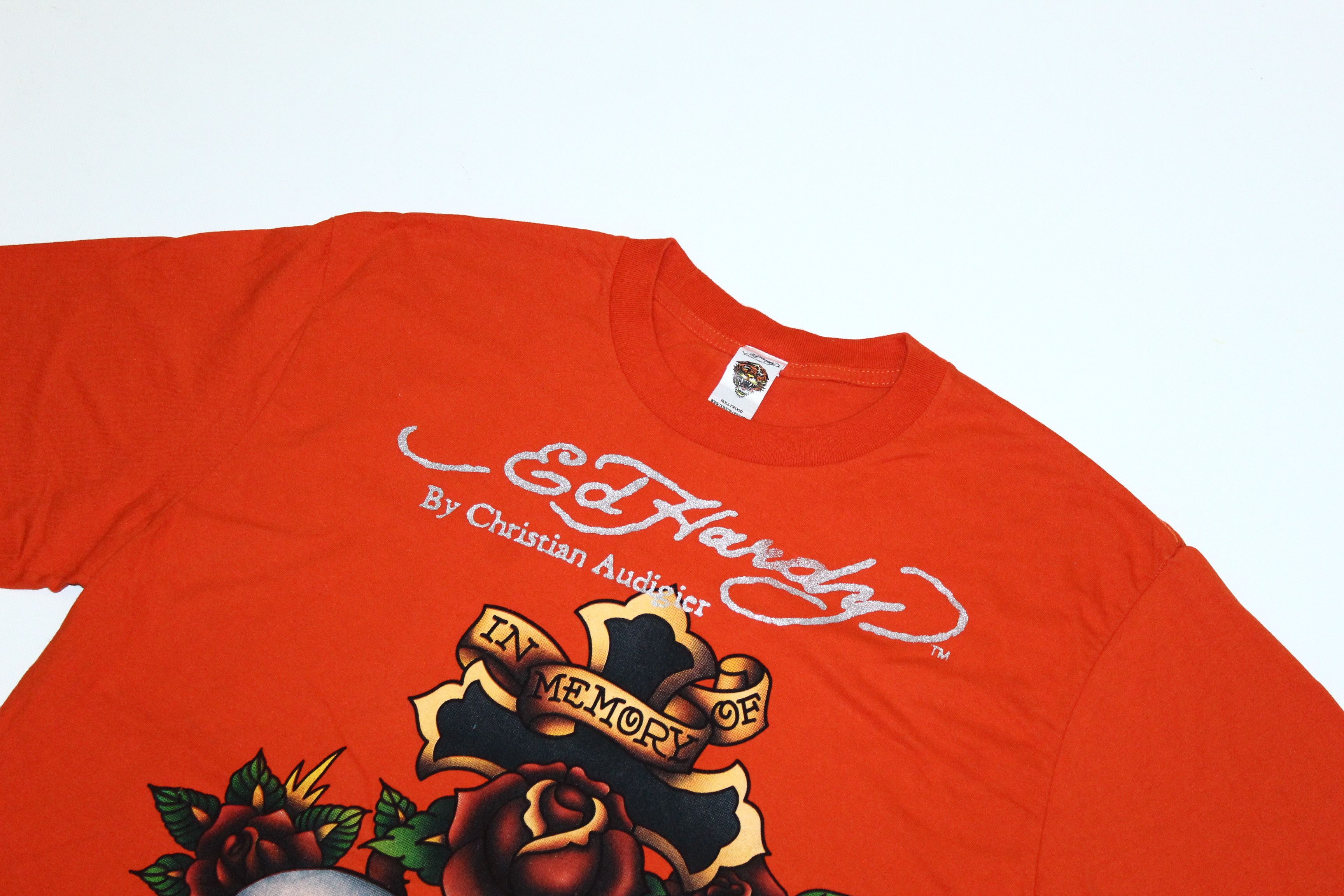 Christian Audigier Y2k🔥Ed Hardy Christian Audigier Skulls Tattoo T-shirt Size US XL / EU 56 / 4 - 2 Thumbnail