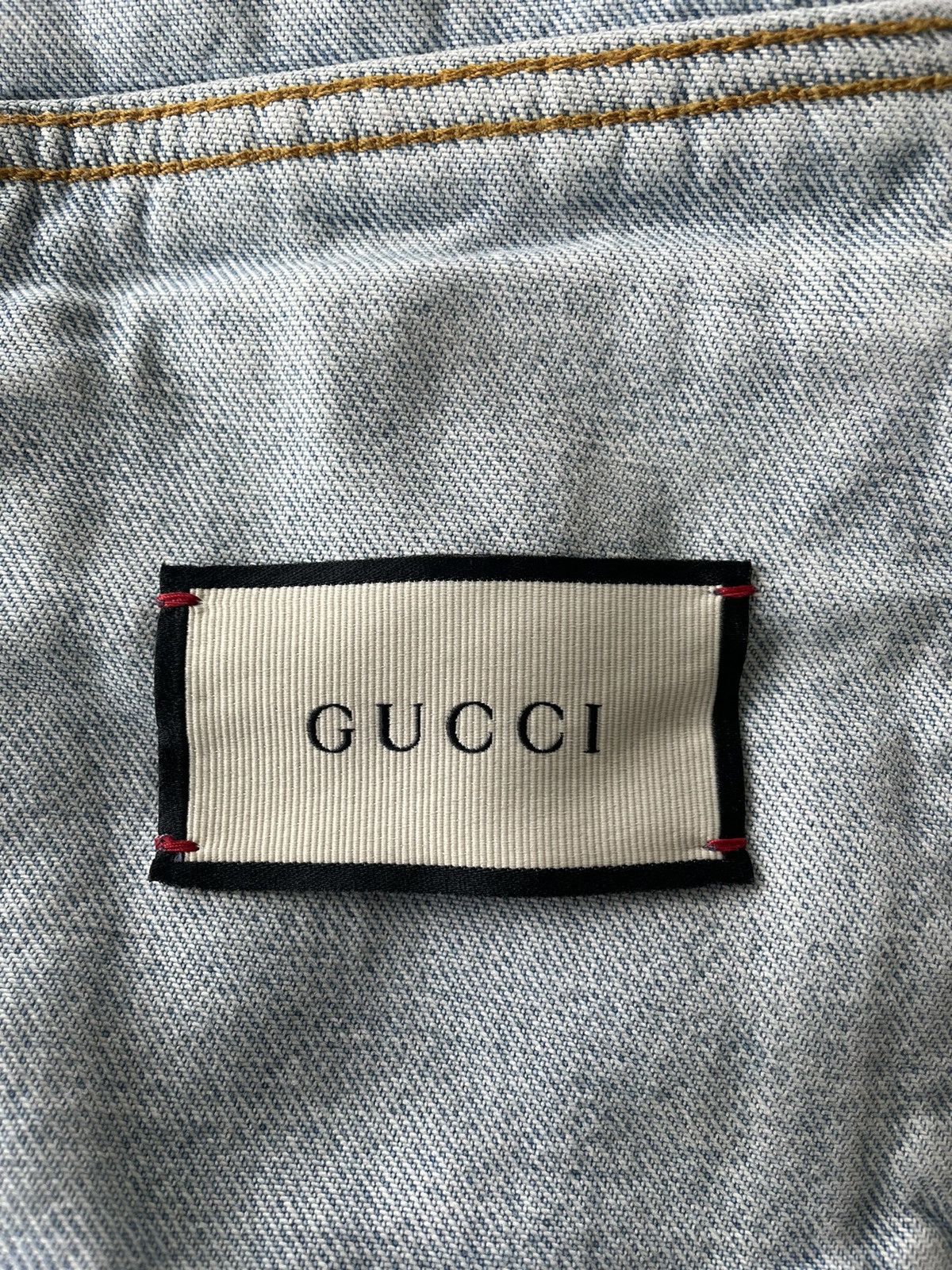 Gucci Brand New Super Runway Distressed Gucci Denim Vest Jacket Size US XXL / EU 58 / 5 - 4 Thumbnail