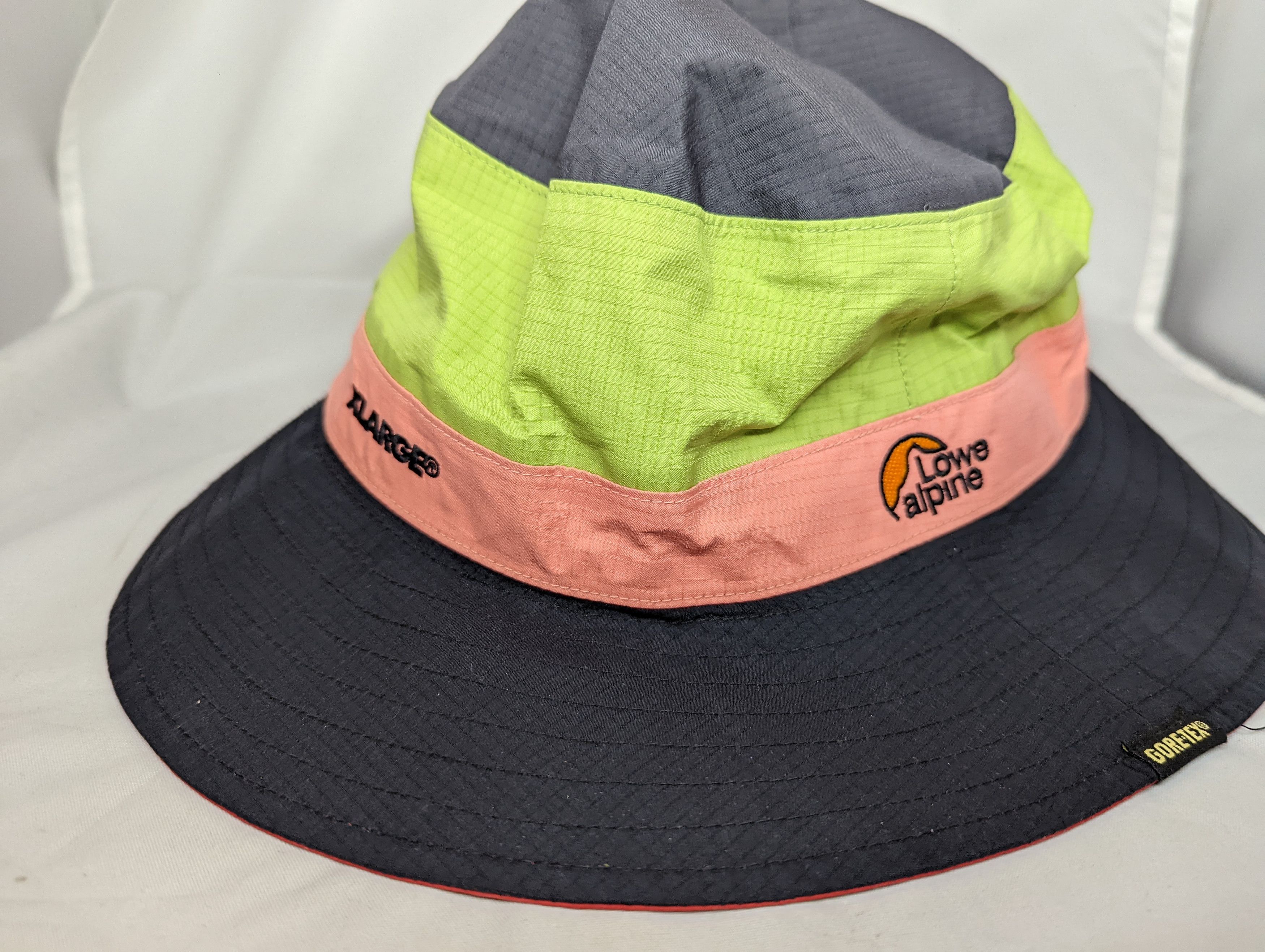 X-Large x Lowe Alpine multicolor goretex bucket hat
