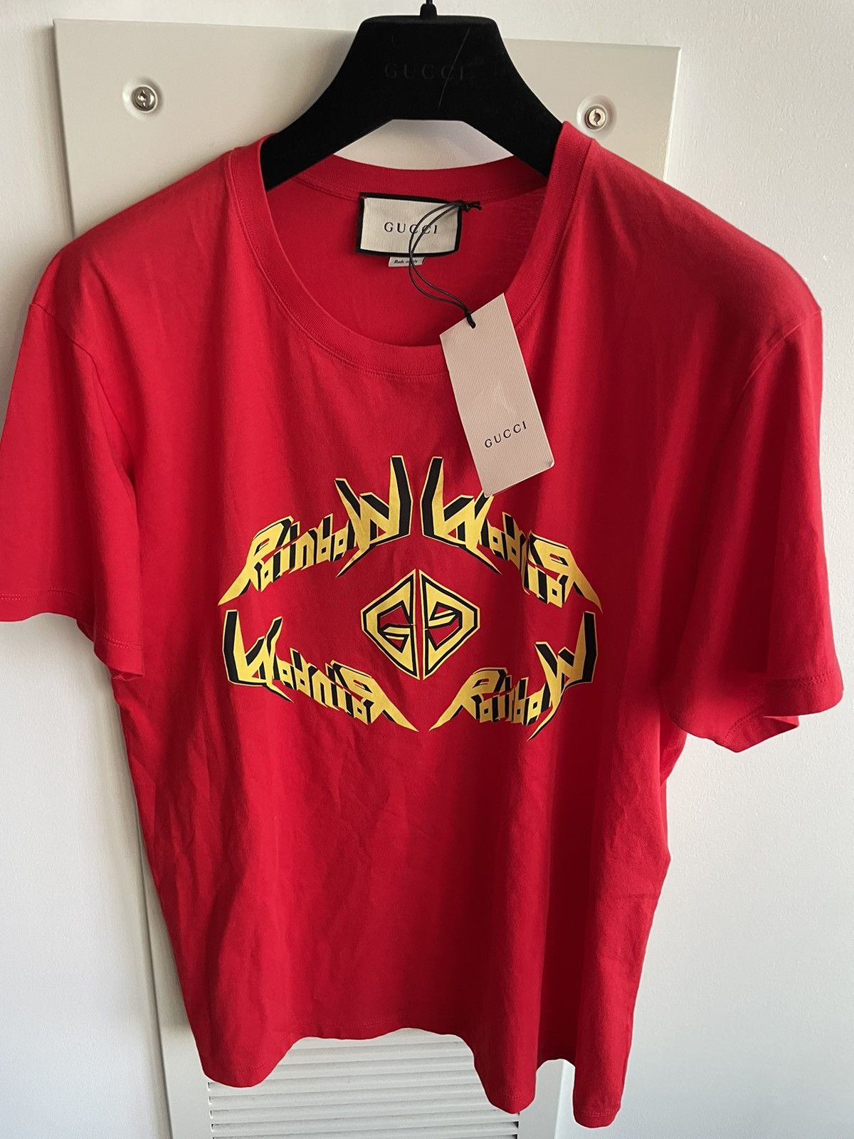 Gucci Super Runway Limited Edition Gucci Logo Tee T-shirt Size US XXL / EU 58 / 5 - 6 Thumbnail