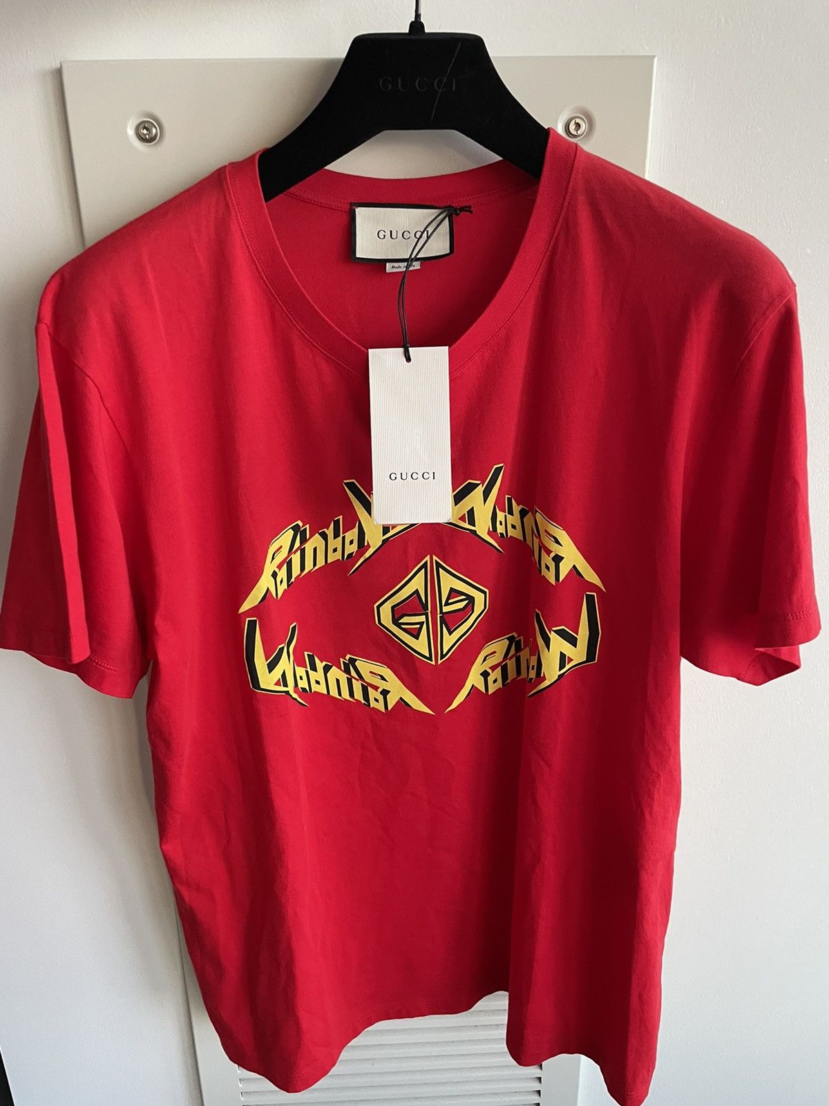 Gucci Super Runway Limited Edition Gucci Logo Tee T-shirt Size US XXL / EU 58 / 5 - 7 Thumbnail