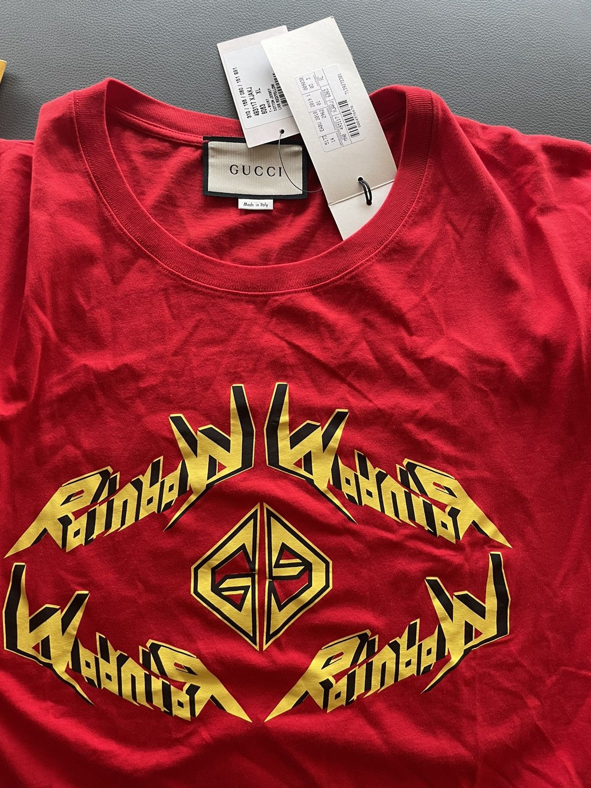 Gucci Super Runway Limited Edition Gucci Logo Tee T-shirt Size US XXL / EU 58 / 5 - 23 Thumbnail