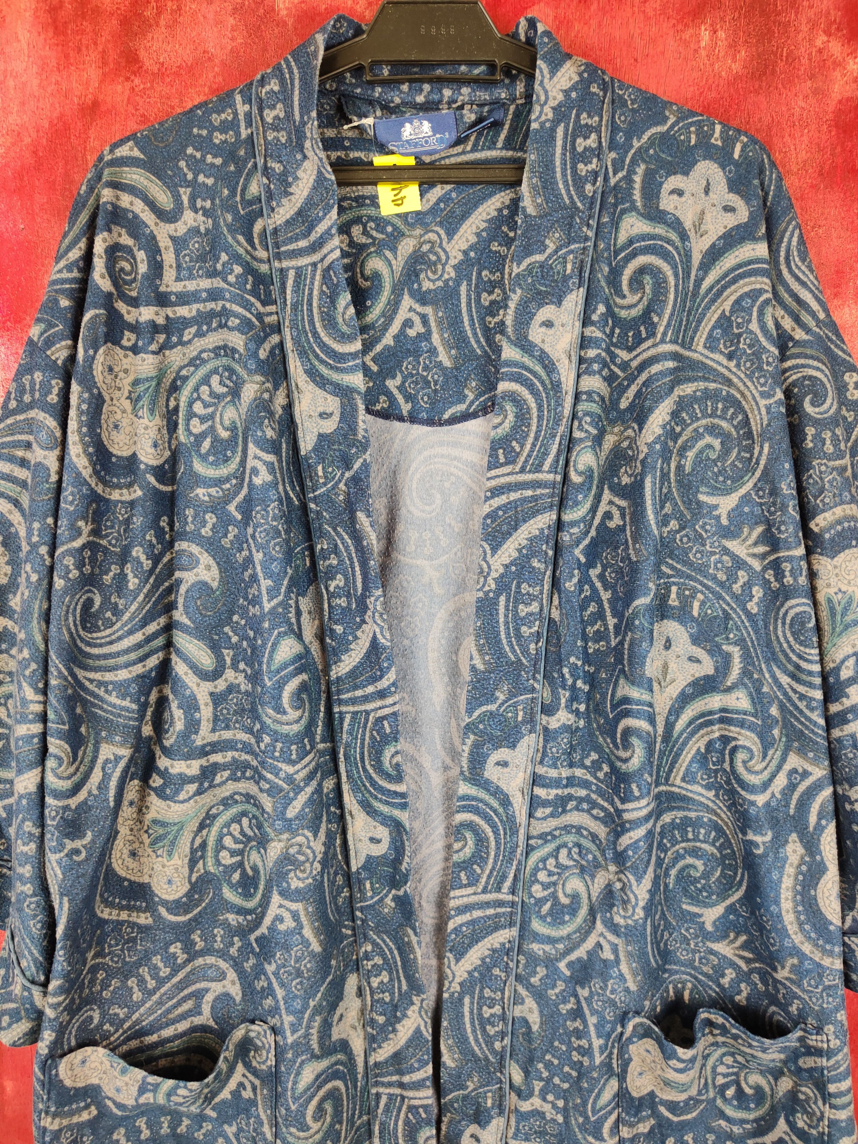 Stafford Stafford Dark Blue Cardigan #S323 Size US XL / EU 56 / 4 - 2 Thumbnail