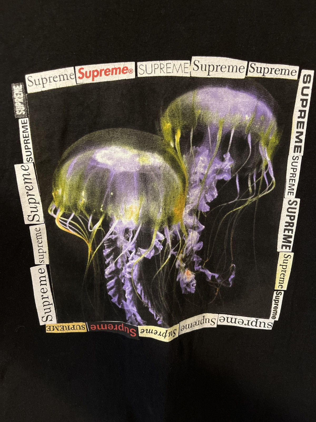 Supreme Jellyfish Tee Supreme Jellyfish Tee Black