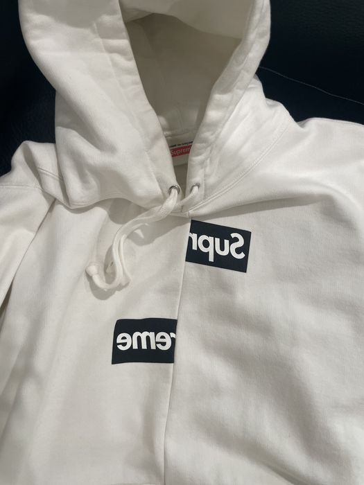 Supreme Supreme Comme des Garçons Split Box Logo Hoodie Medium