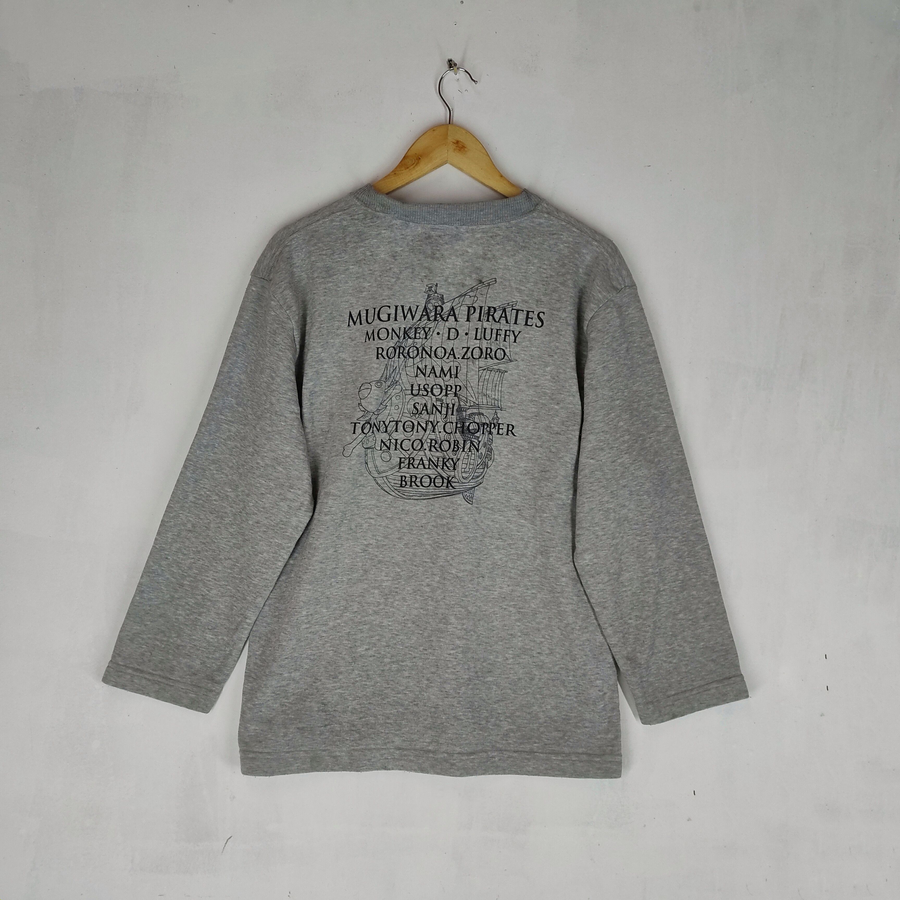 Anime ONE PIECE MUGIWARA PIRATES Front & Back Printed Sweatshirt Size US M / EU 48-50 / 2 - 8 Thumbnail