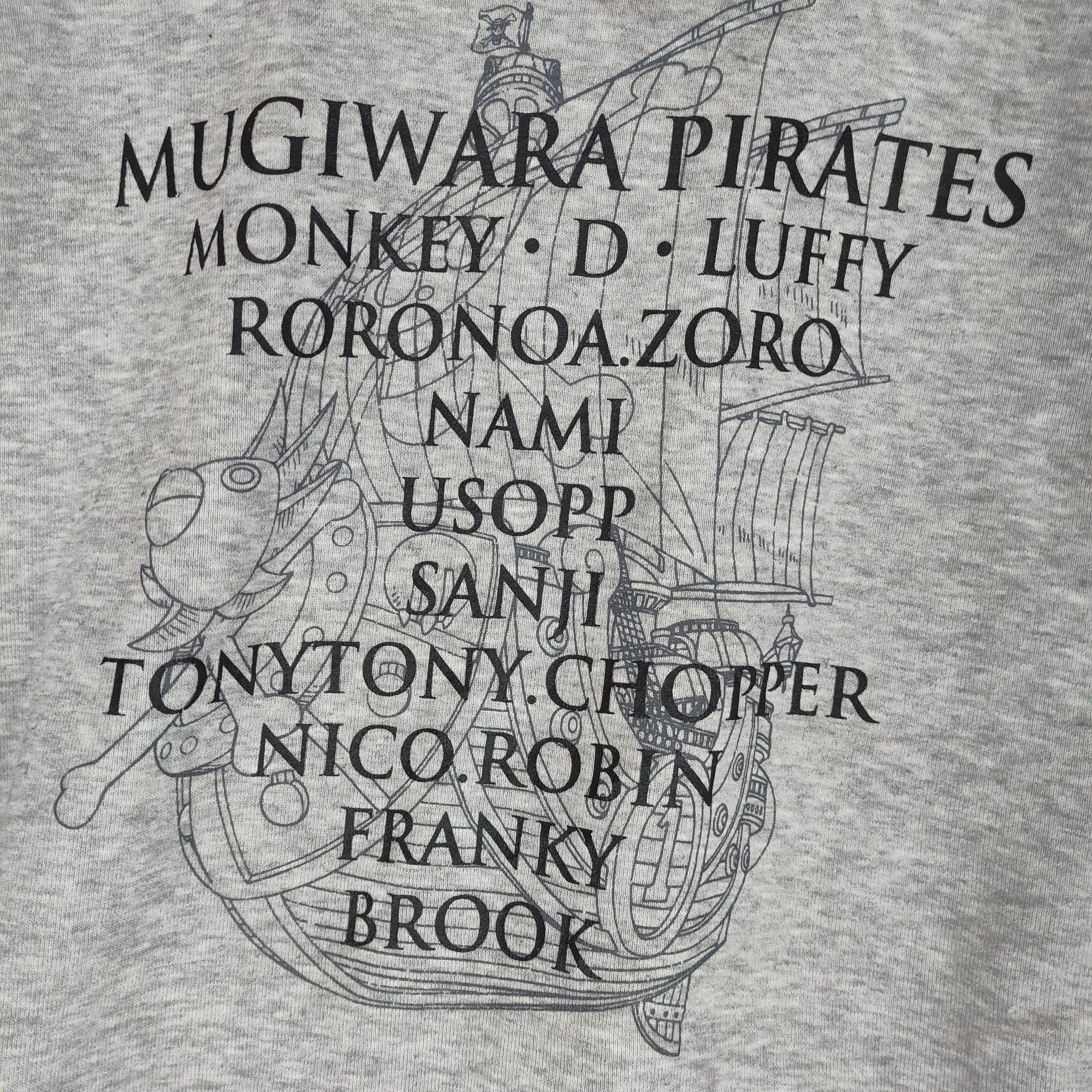 Anime ONE PIECE MUGIWARA PIRATES Front & Back Printed Sweatshirt Size US M / EU 48-50 / 2 - 7 Thumbnail