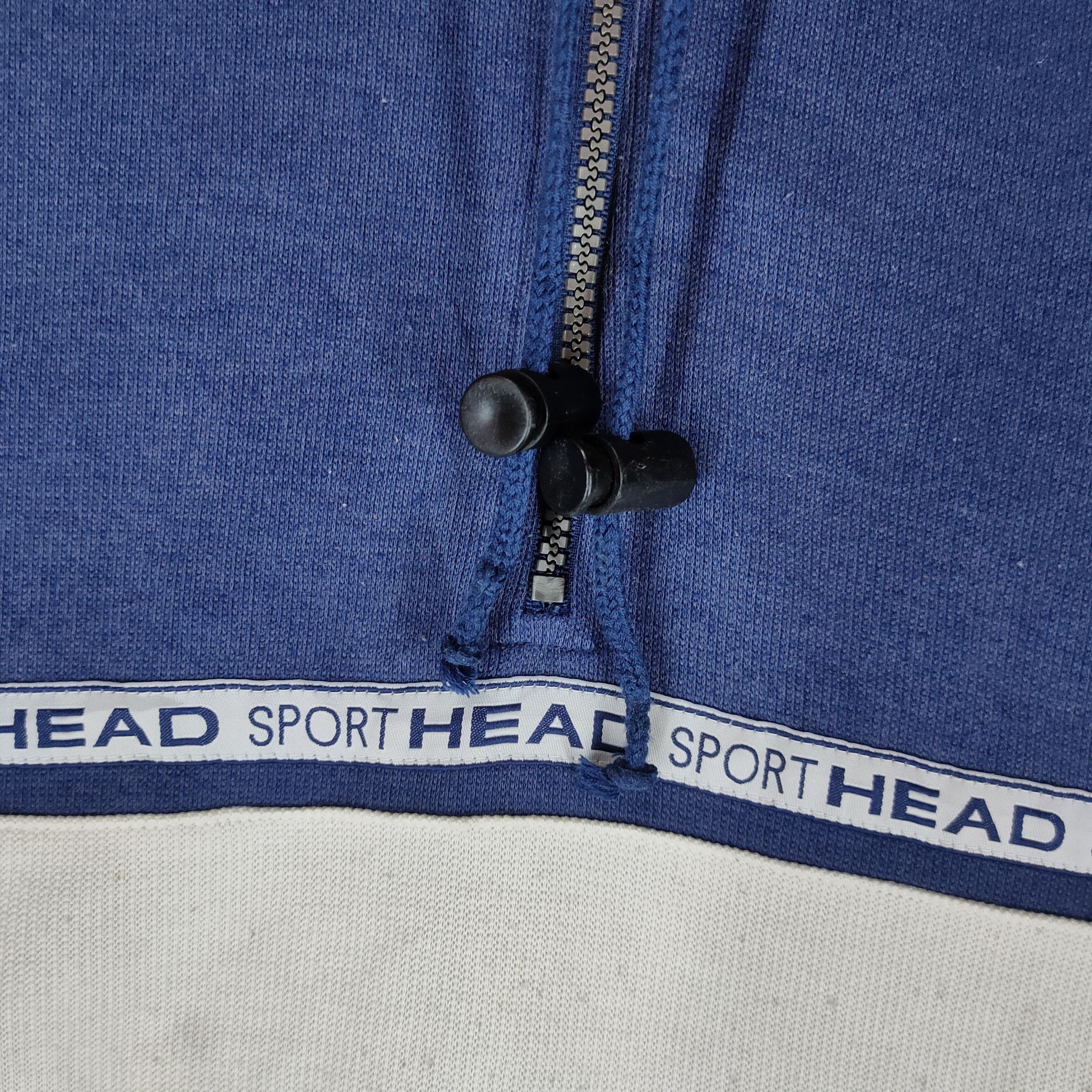 Sports Specialties Vintage HEAD SPORT Embroidery Logo Half Zipper Sweater Size US XXL / EU 58 / 5 - 3 Thumbnail