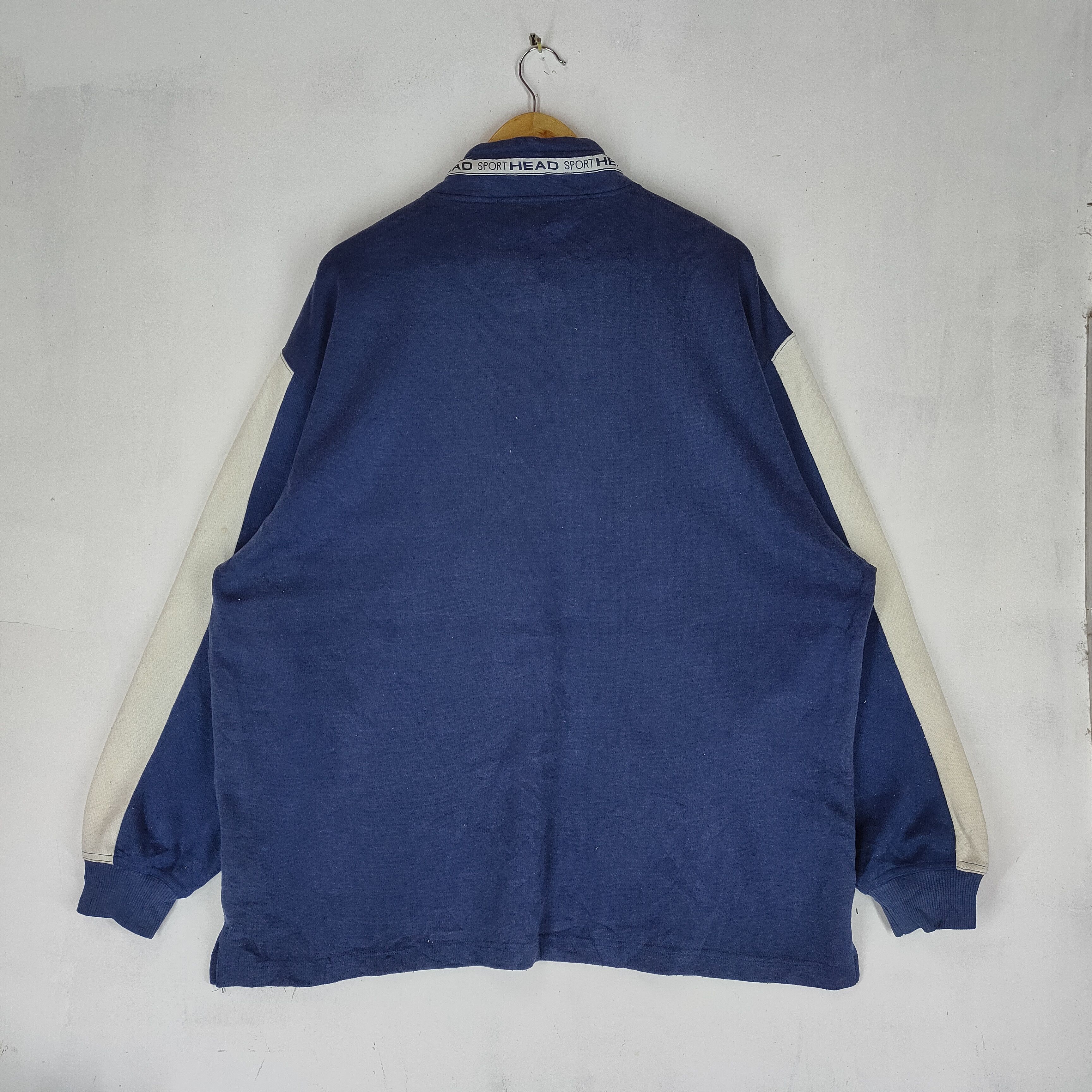 Sports Specialties Vintage HEAD SPORT Embroidery Logo Half Zipper Sweater Size US XXL / EU 58 / 5 - 7 Thumbnail