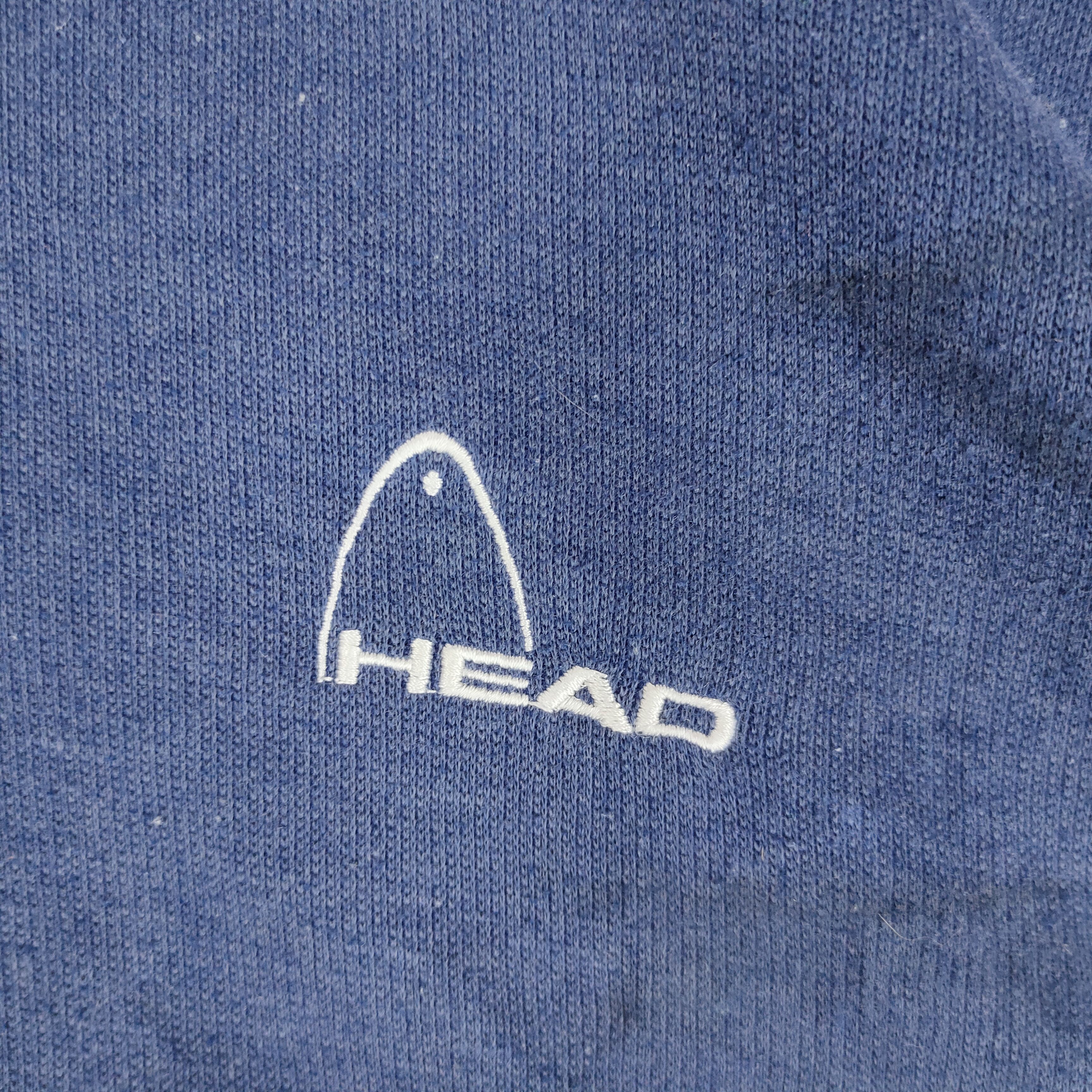 Sports Specialties Vintage HEAD SPORT Embroidery Logo Half Zipper Sweater Size US XXL / EU 58 / 5 - 2 Thumbnail