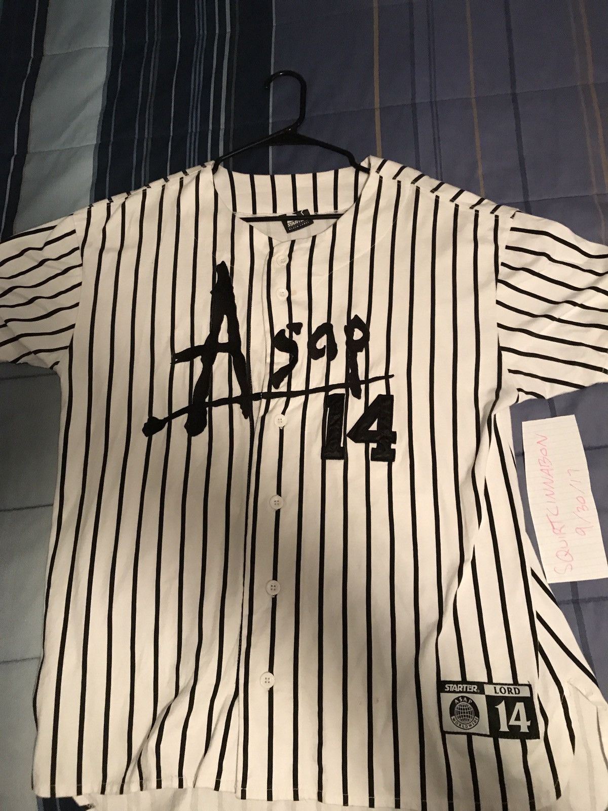 Asap Rocky Asap Baseball Jersey Grailed