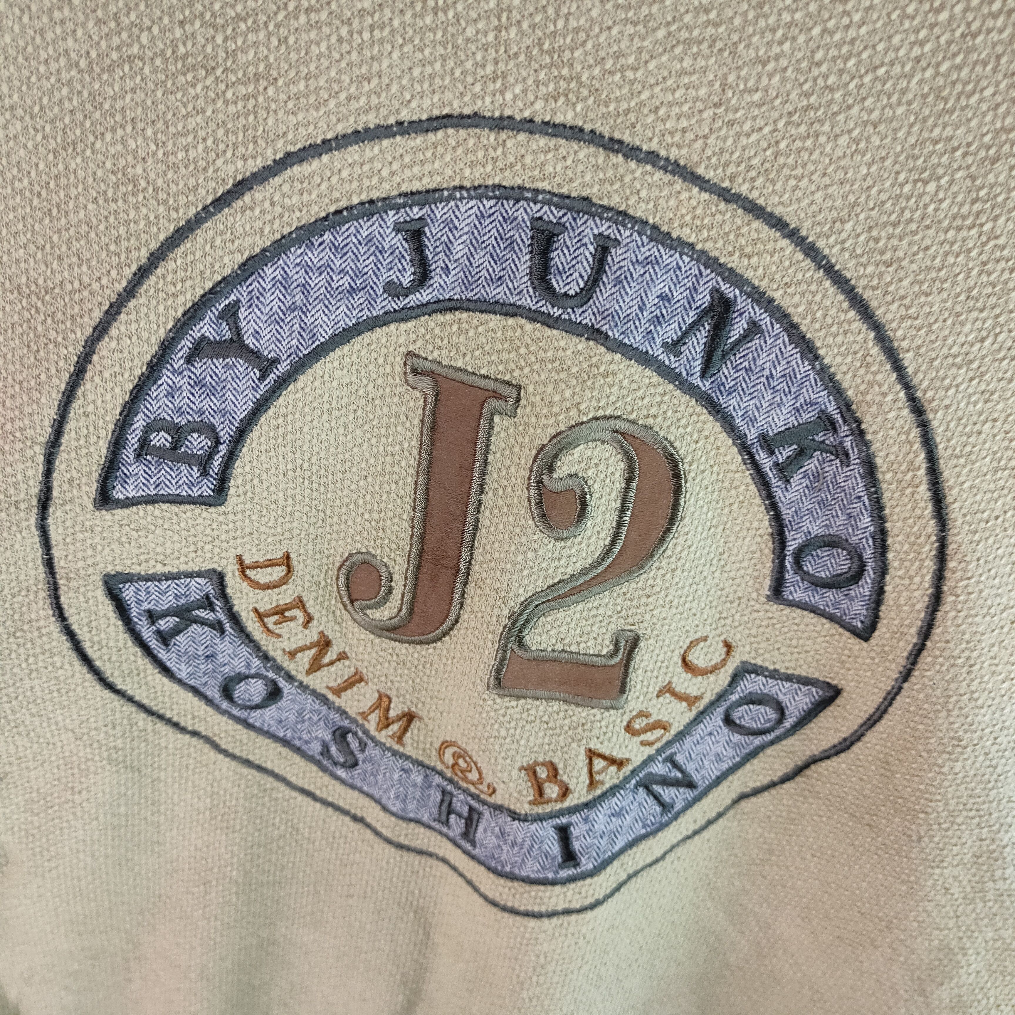 Japanese Brand JUNKO KOSHINO J2 Big Center Embroidery Logo Sweatshirt Size US L / EU 52-54 / 3 - 2 Thumbnail