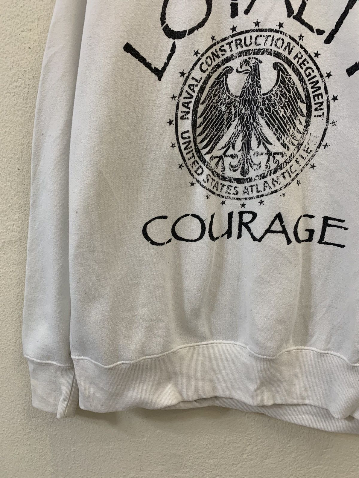 Japanese Brand US Naval Loyalty Courage Sweatshirt Size US XL / EU 56 / 4 - 3 Thumbnail