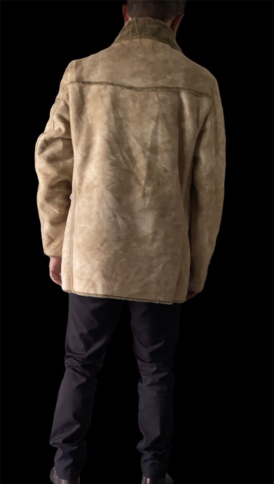Other Faux Fur Lined Shearling Soft Nappa Trim Cozy Coat Jacket Size US M / EU 48-50 / 2 - 16 Thumbnail