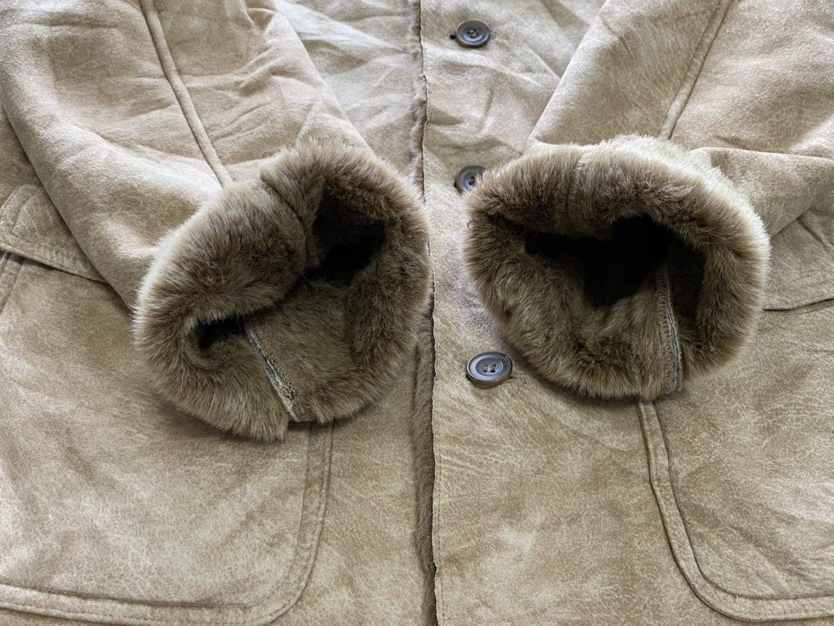 Other Faux Fur Lined Shearling Soft Nappa Trim Cozy Coat Jacket Size US M / EU 48-50 / 2 - 8 Thumbnail