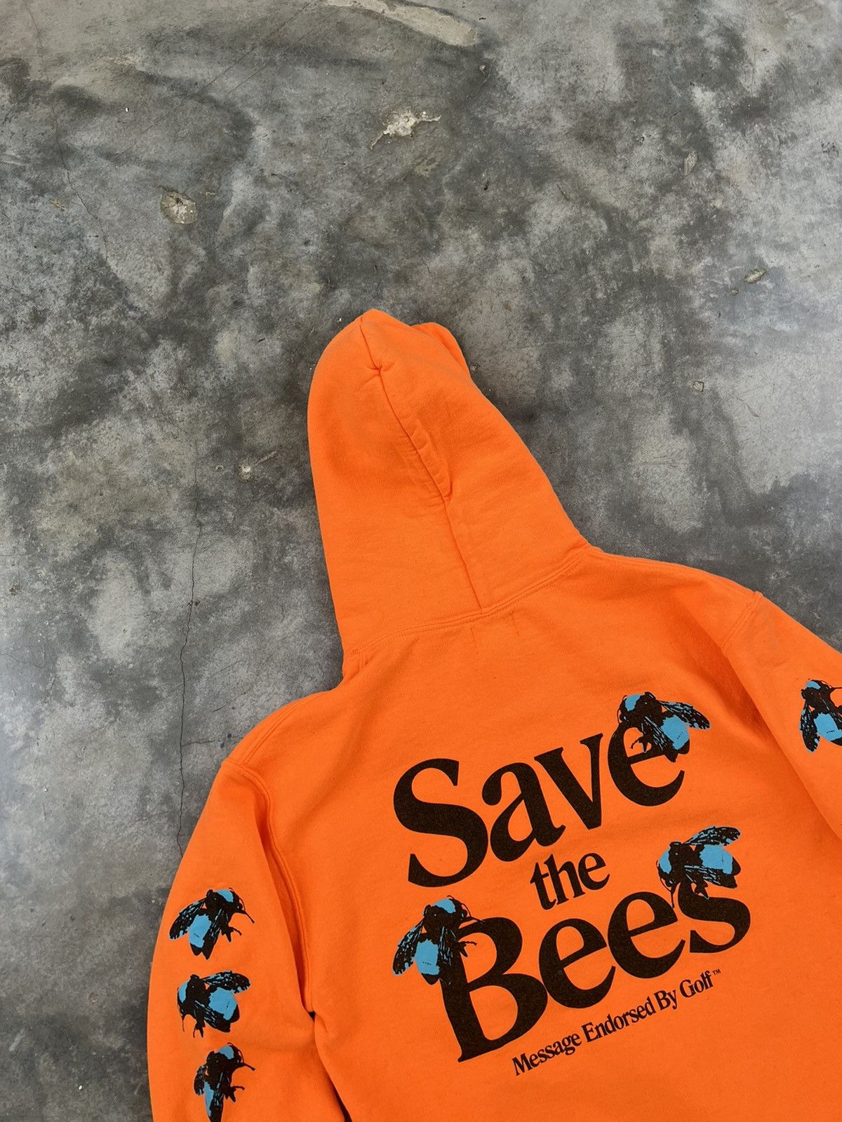 Golf Wang Golf Wang Save The Bees Neon Orange Hoodie Sz. Small Size US S / EU 44-46 / 1 - 3 Thumbnail