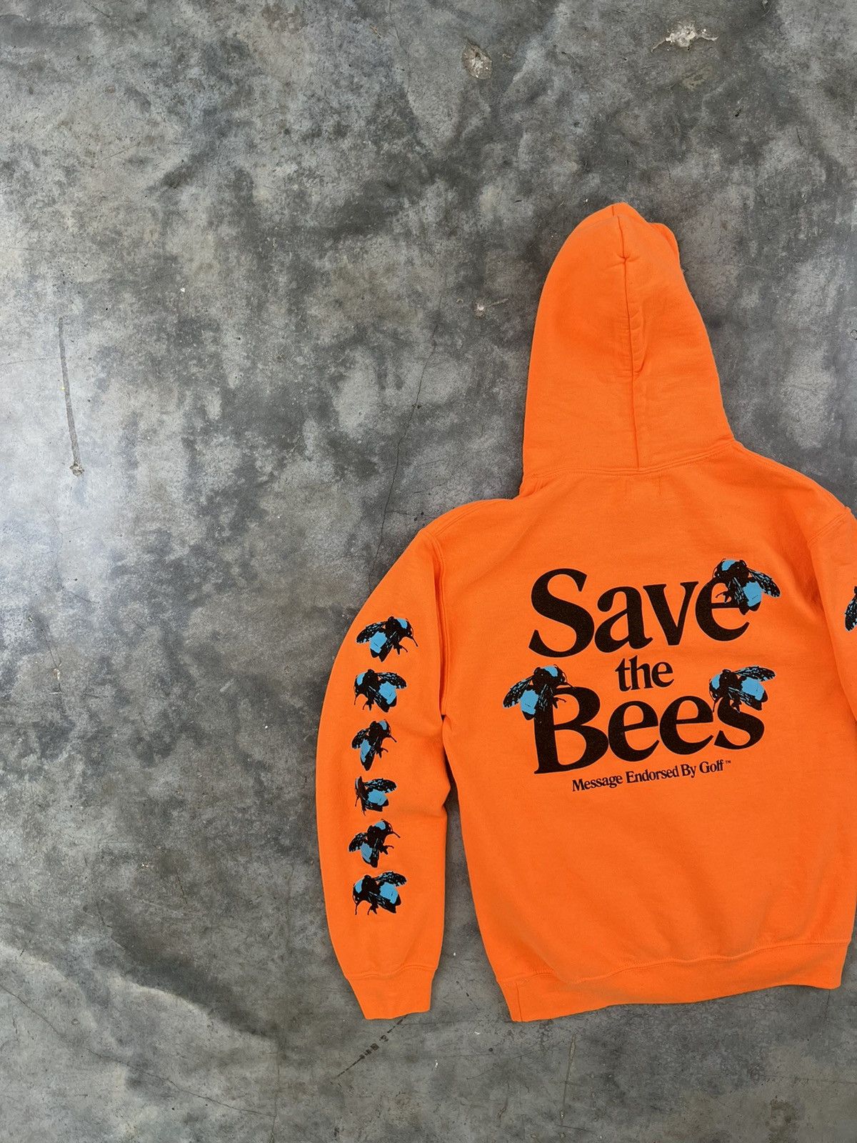 Golf Wang Golf Wang Save The Bees Neon Orange Hoodie Sz. Small Size US S / EU 44-46 / 1 - 2 Thumbnail