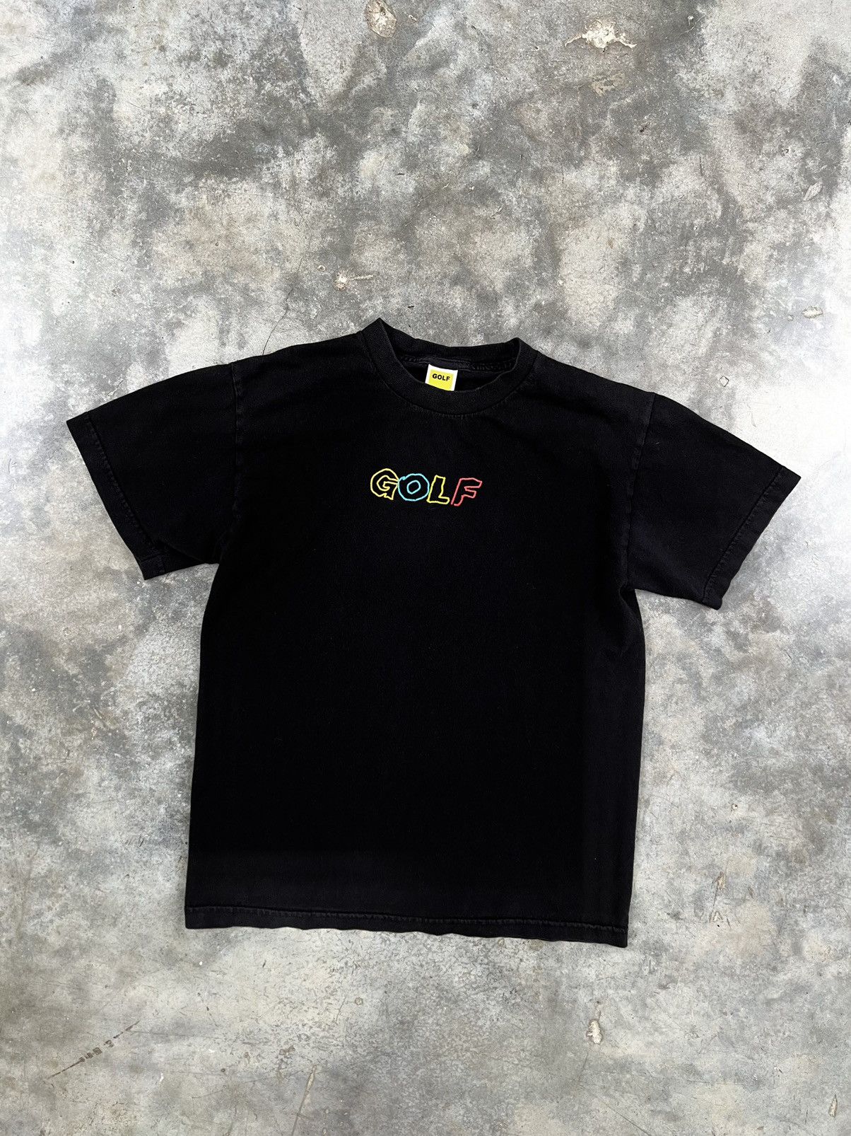 Golf Wang Golf Wang Outline 3D Logo Tee Black Medium