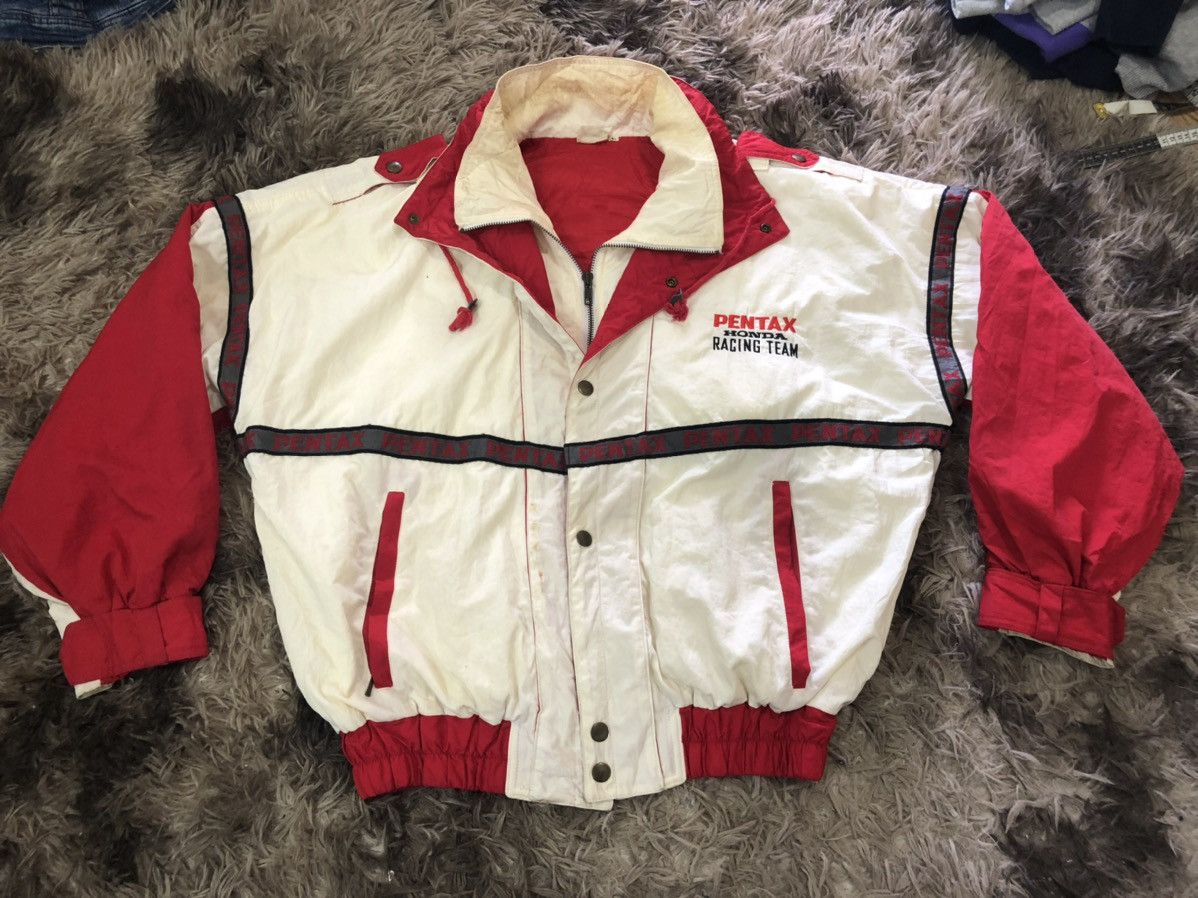 Vintage Vintage 80's Honda Racing Team x Pentax bomber jacket 