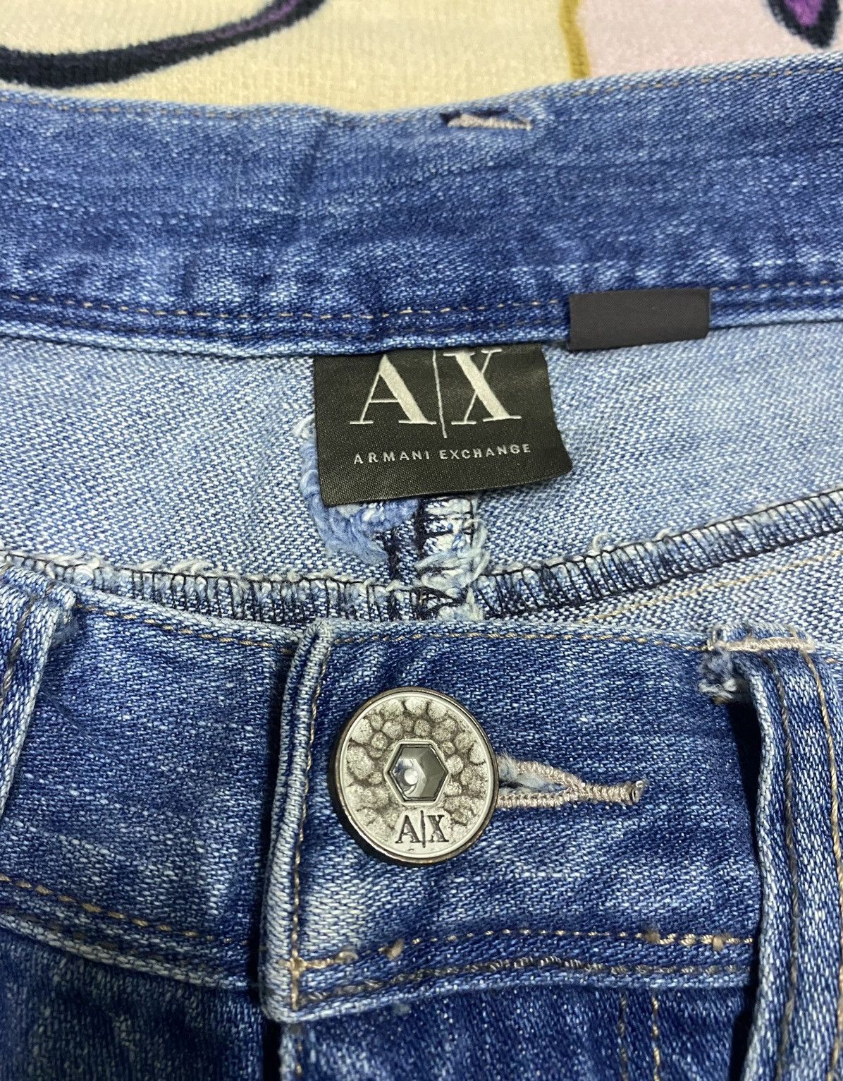 Armani Exchange ARMANI EXCHANGE Denim x Very Rare Design Size US 34 / EU 50 - 11 Thumbnail