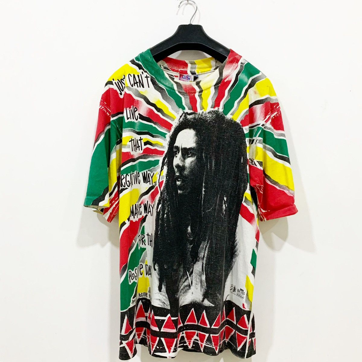 Bob Marley VINTAGE FULL PRINT BOB MARLEY SHIRT Size US L / EU 52-54 / 3 - 1 Thumbnail