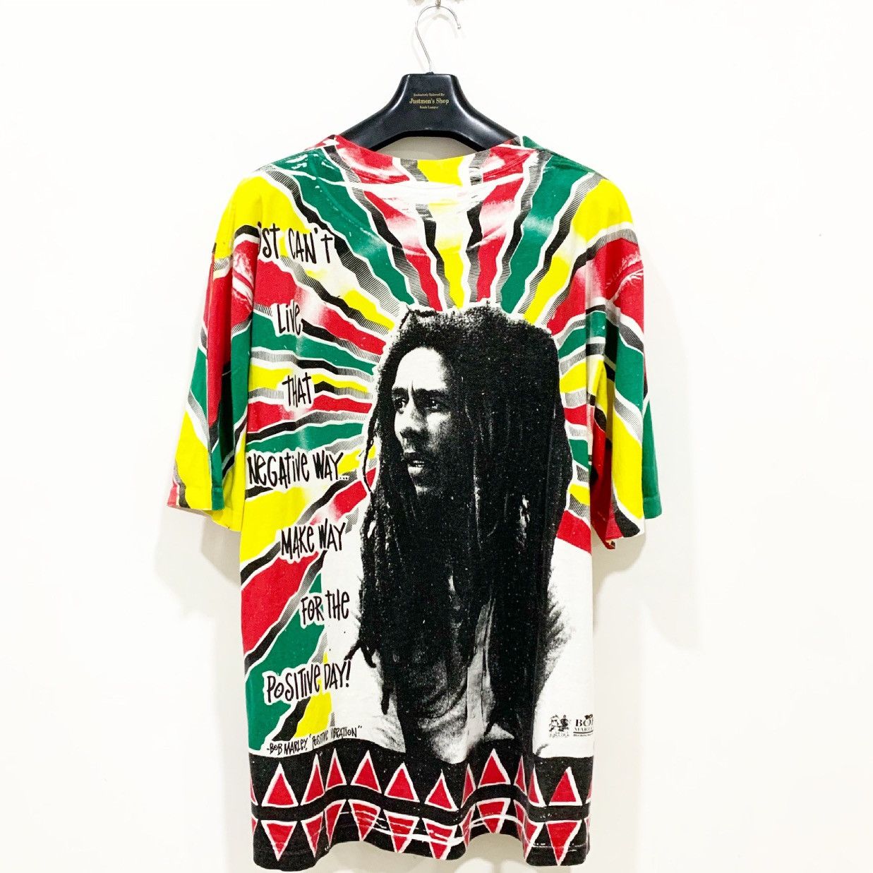 Bob Marley VINTAGE FULL PRINT BOB MARLEY SHIRT Size US L / EU 52-54 / 3 - 2 Thumbnail