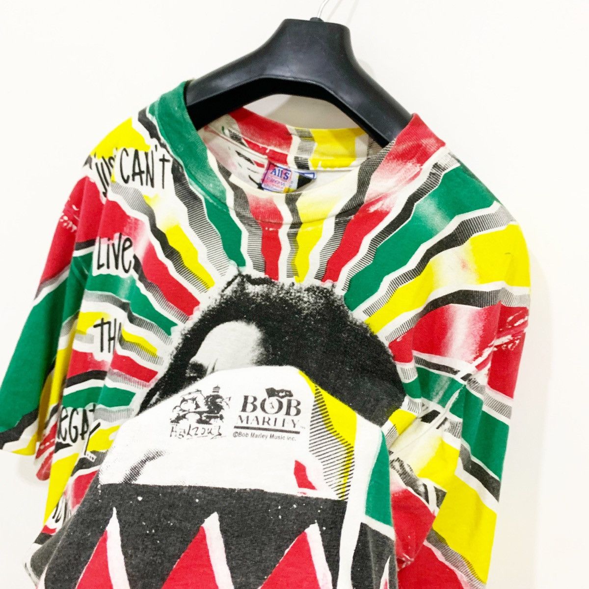 Bob Marley VINTAGE FULL PRINT BOB MARLEY SHIRT Size US L / EU 52-54 / 3 - 5 Thumbnail