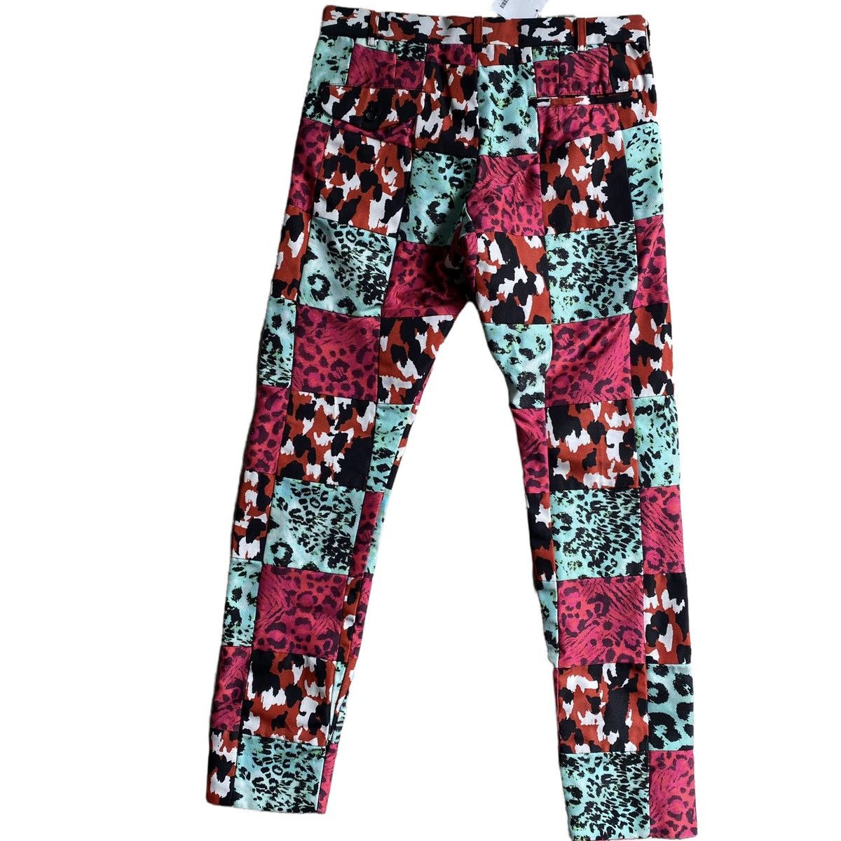 Comme des Garcons New FW2020 Runway Animal Print Patchwork Pants Size US 32 / EU 48 - 3 Thumbnail
