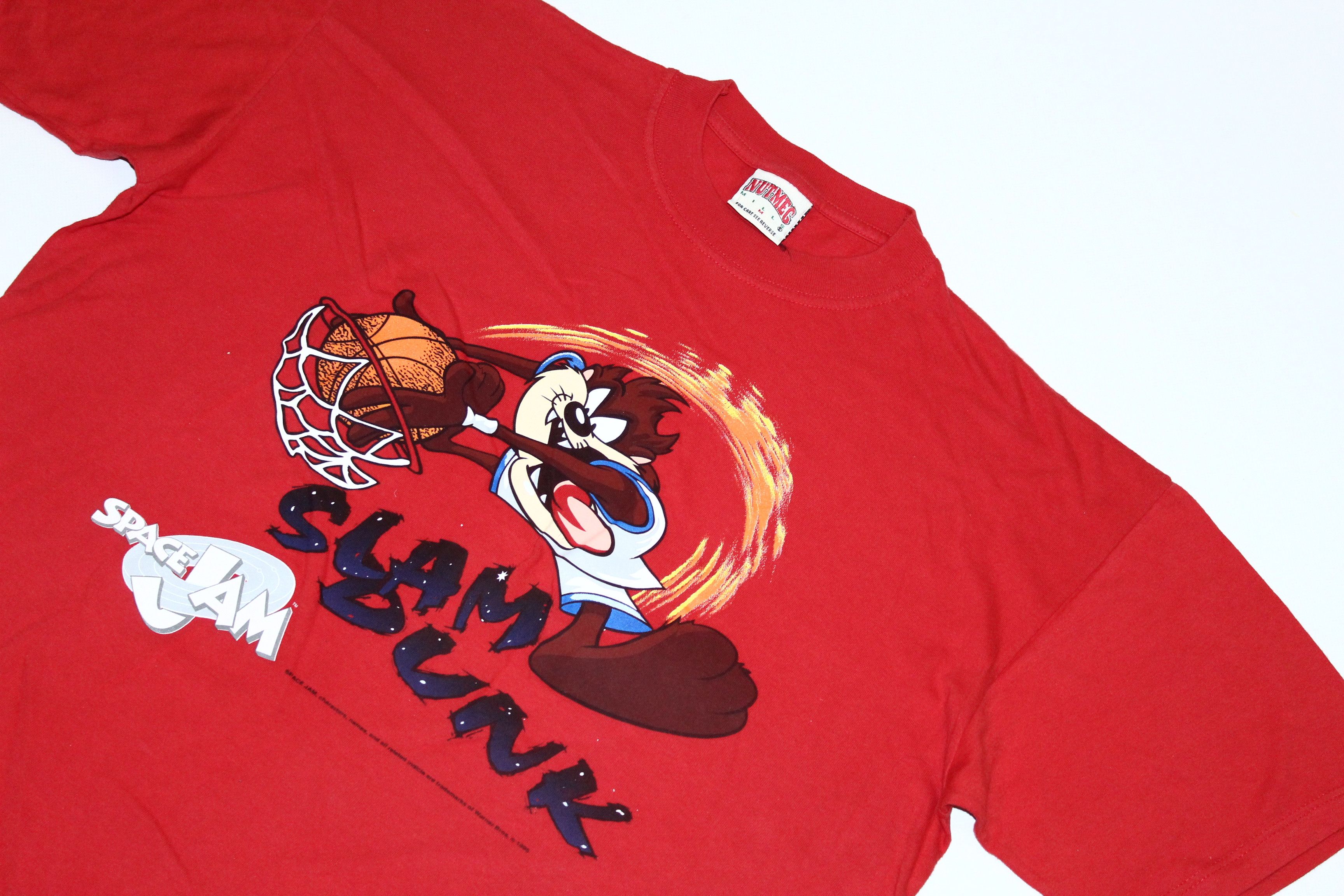 Other 🔥 VTG 🔥 Nutmeg 1996 Space Jam Slam Dunk Art Warner Bros. Size US M / EU 48-50 / 2 - 4 Thumbnail