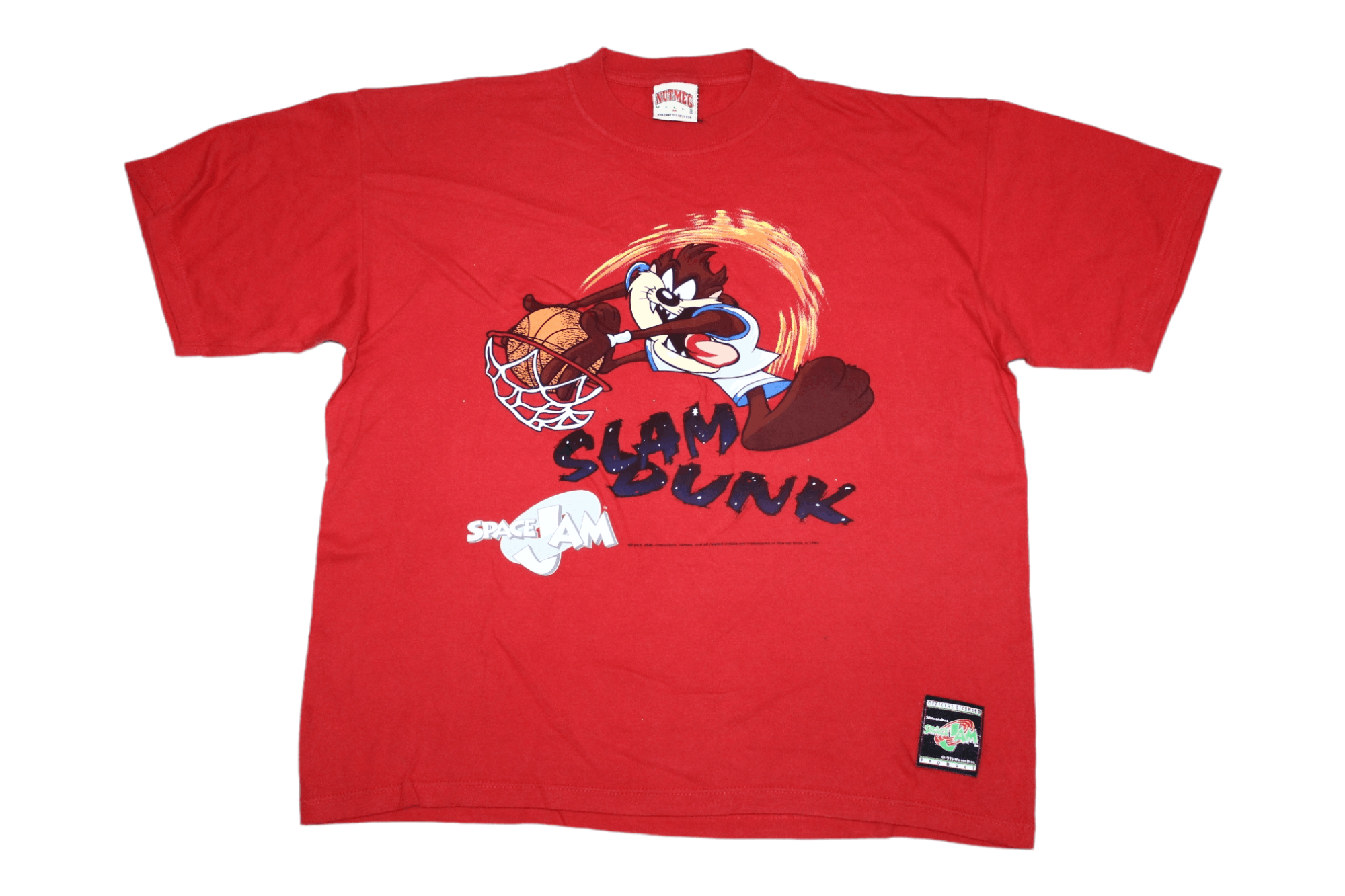 Other 🔥 VTG 🔥 Nutmeg 1996 Space Jam Slam Dunk Art Warner Bros. Size US M / EU 48-50 / 2 - 7 Thumbnail