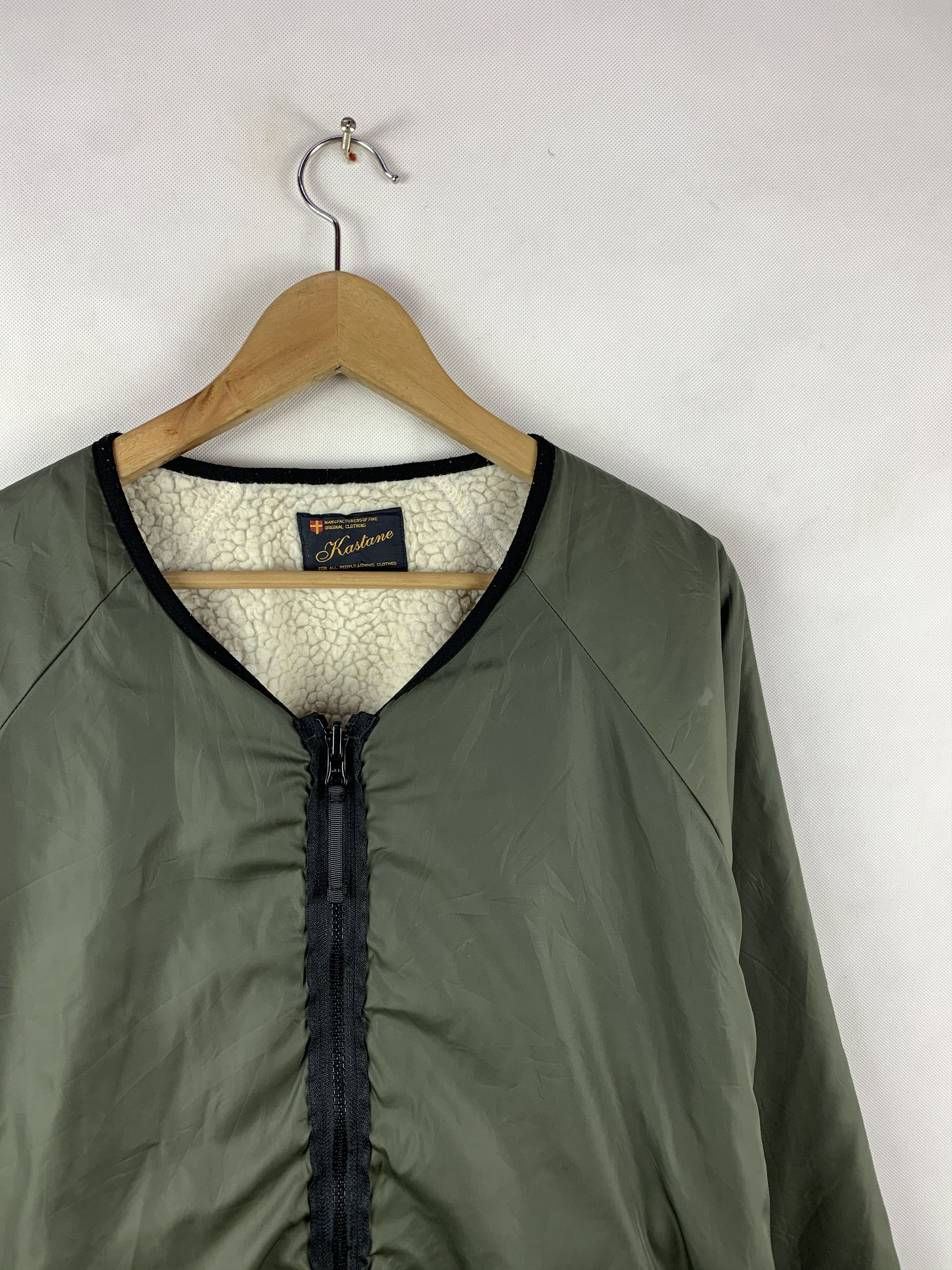 Japanese Brand 😱Kastane Reversible Deep Pile Fleece Light Jacket Size US L / EU 52-54 / 3 - 5 Thumbnail
